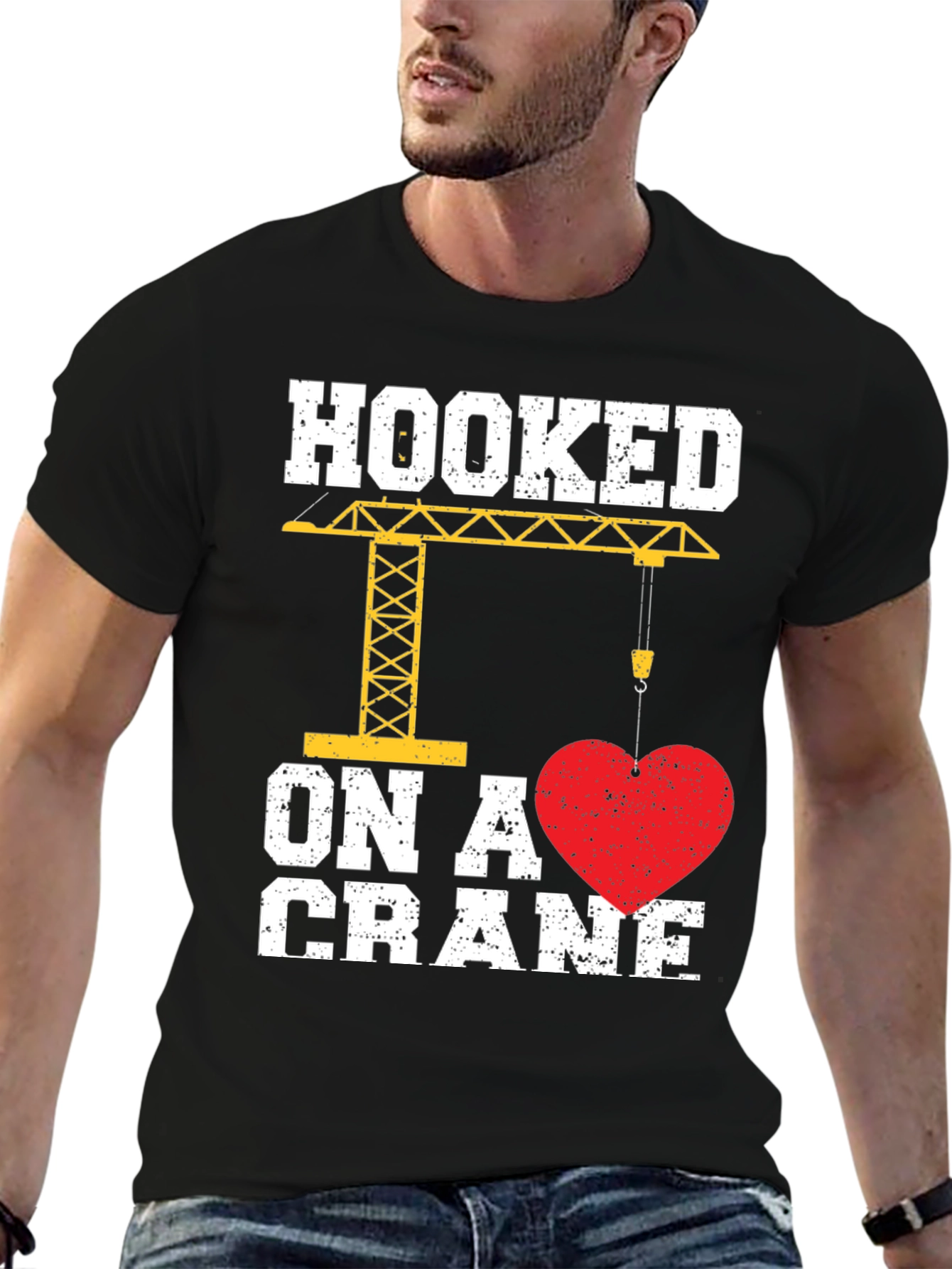 Hooked on a Crane Valentine's Day T-Shirt - 6