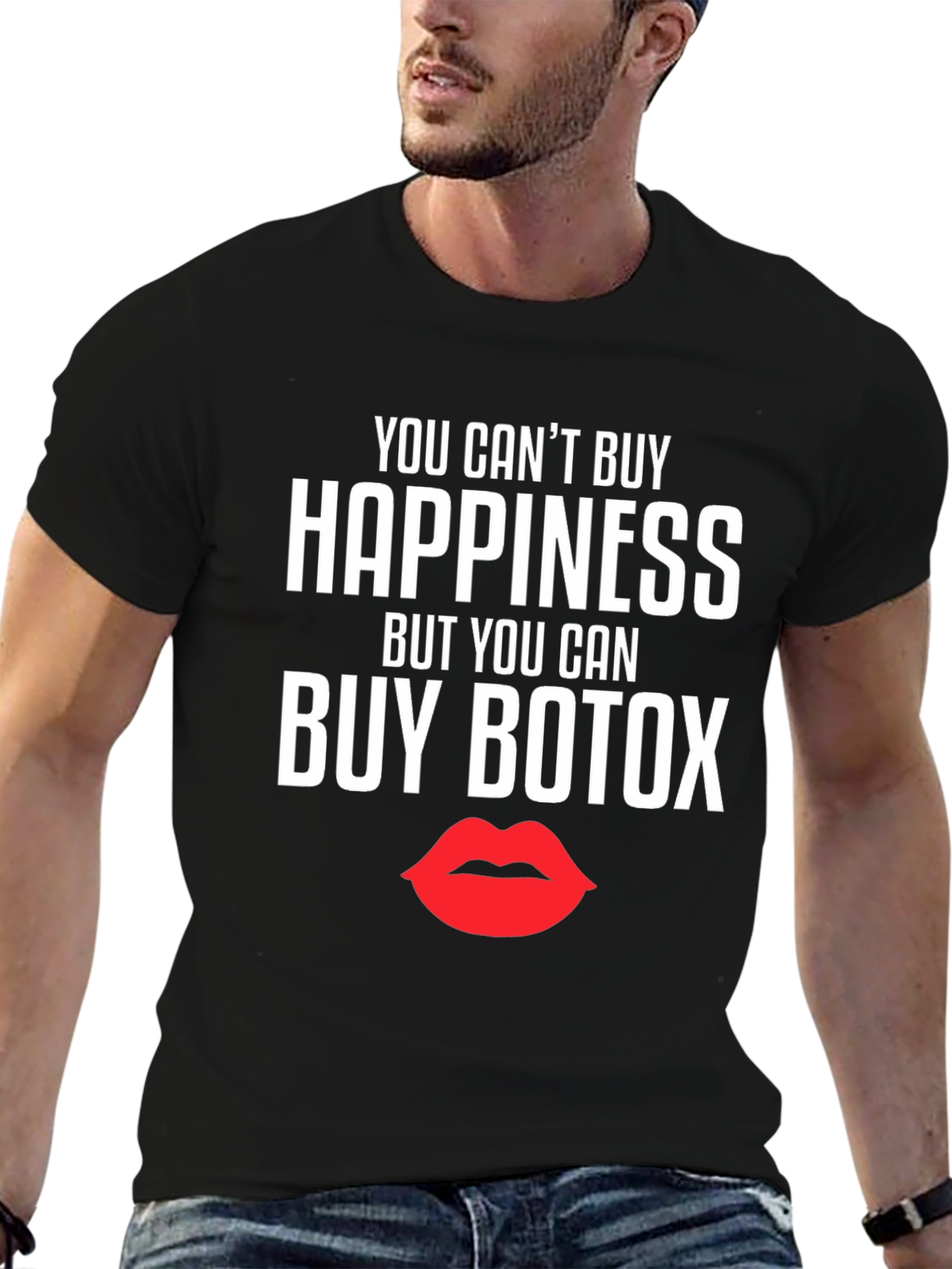 Black Funny Botox T-Shirt - Buy Botox view 6