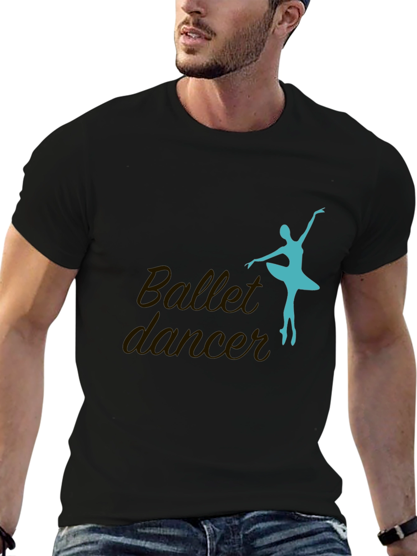 Black Ballet Dancer Graphic Tee - Stylish Comfort view 6