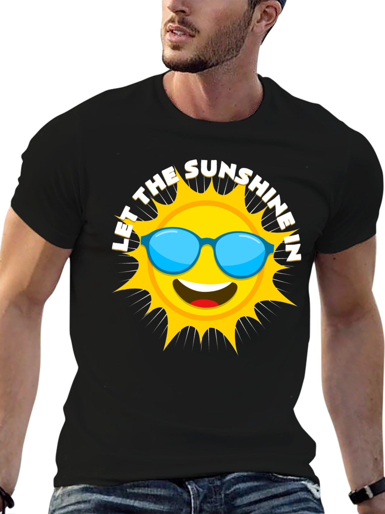 Black Sunshine Graphic Tee - Let the Sunshine In! view 6