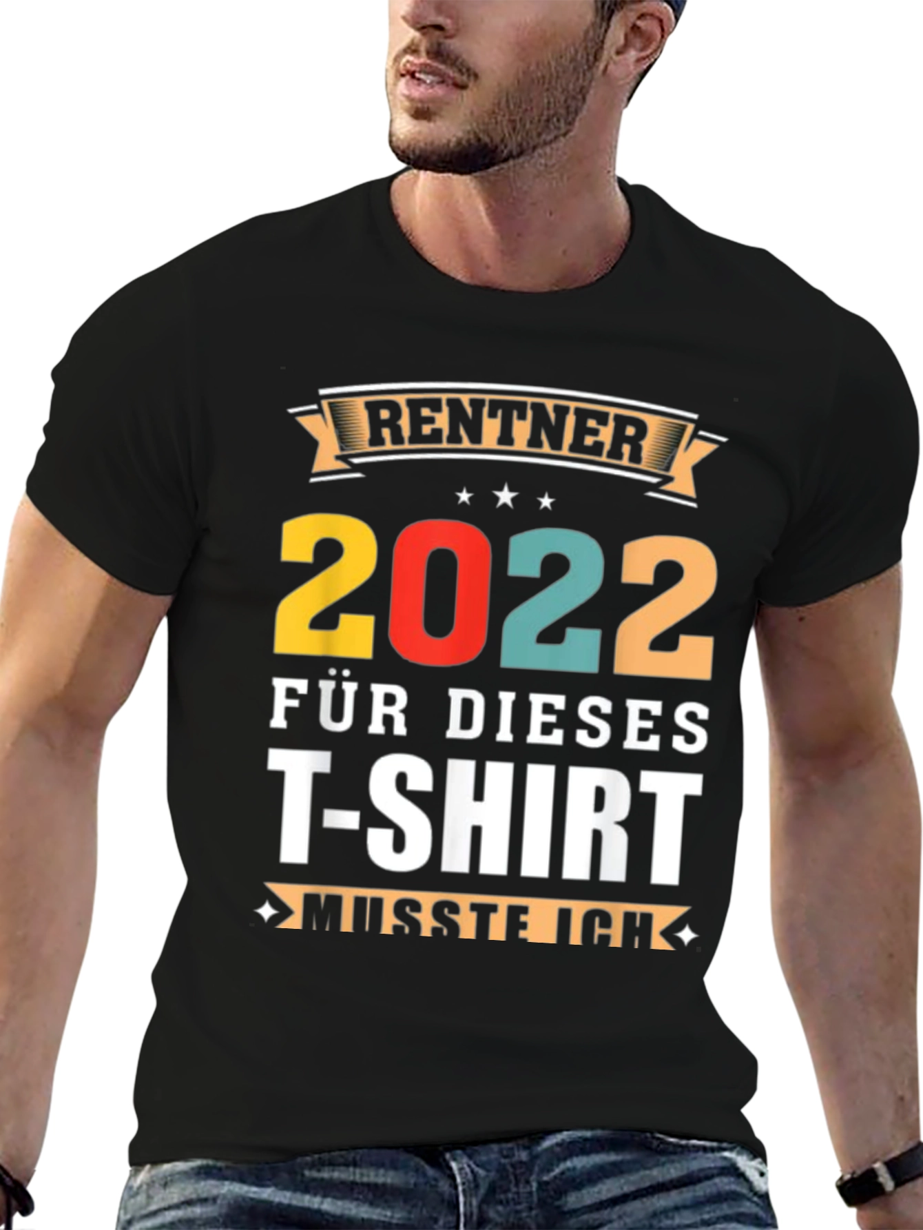 Black Retirement 2022 T-Shirt - "I Had To" Funny Design view 6