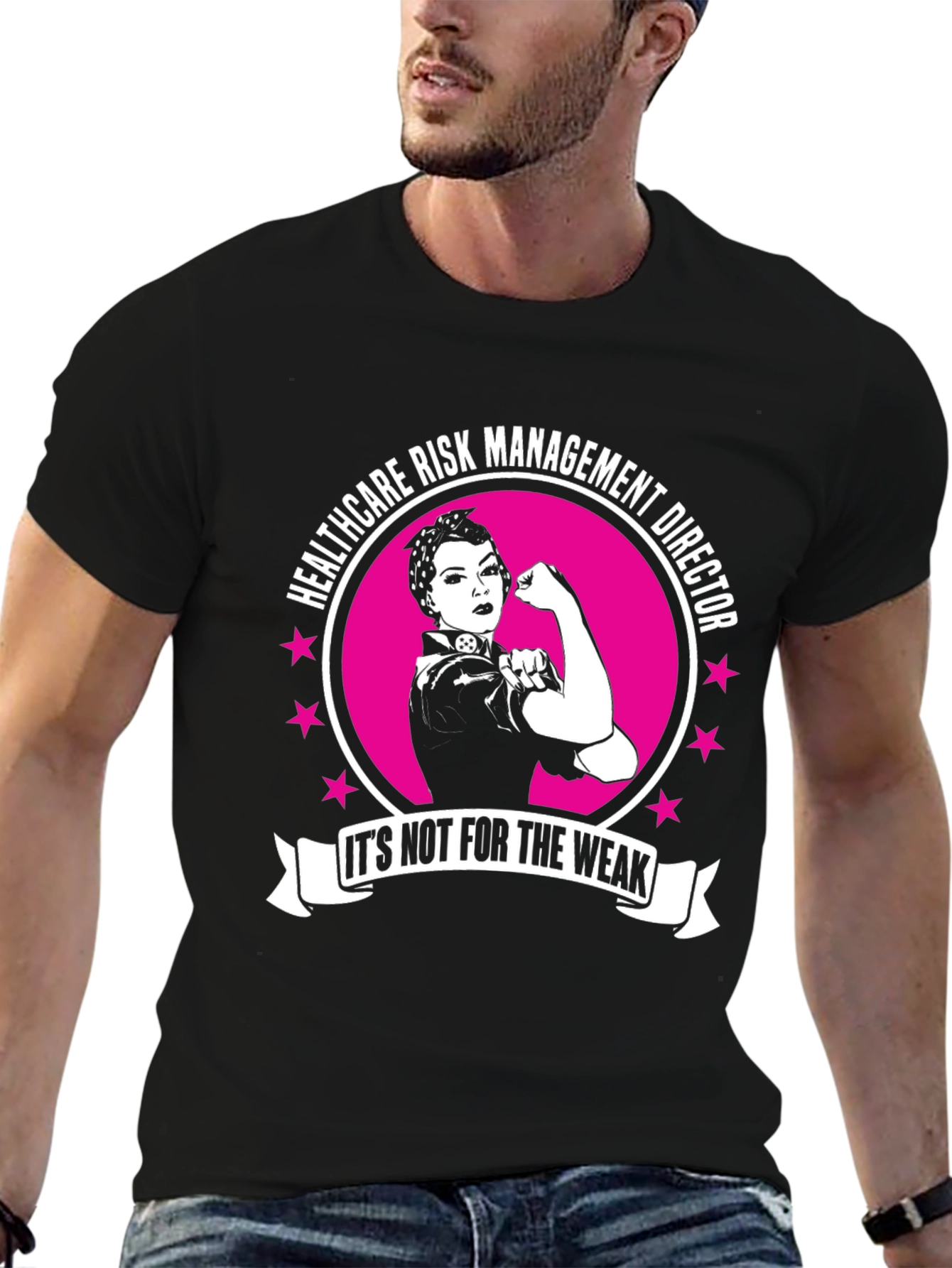 Black Healthcare Risk Management Director T-Shirt view 6