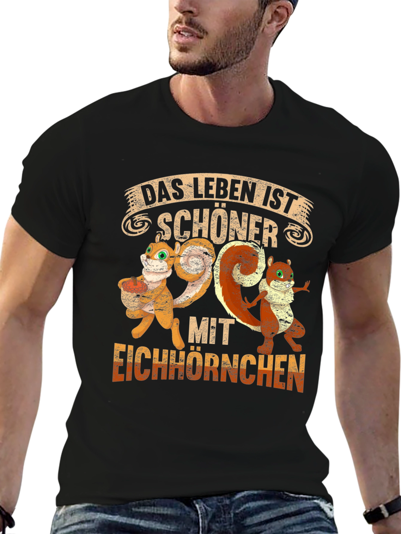 Black Squirrel T-Shirt - Das Leben Ist Schöner view 6