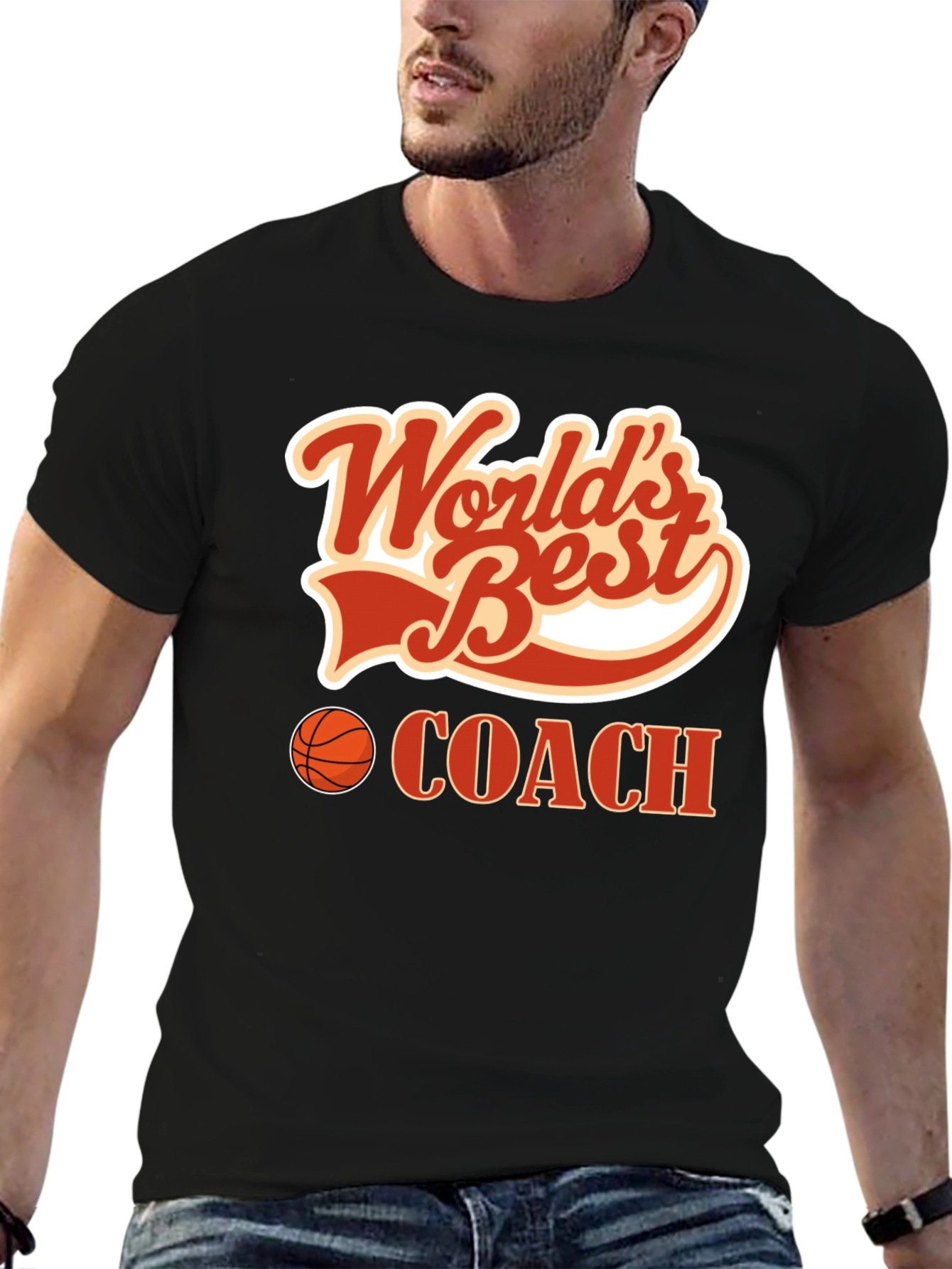 Black World's Best Coach T-Shirt view 6