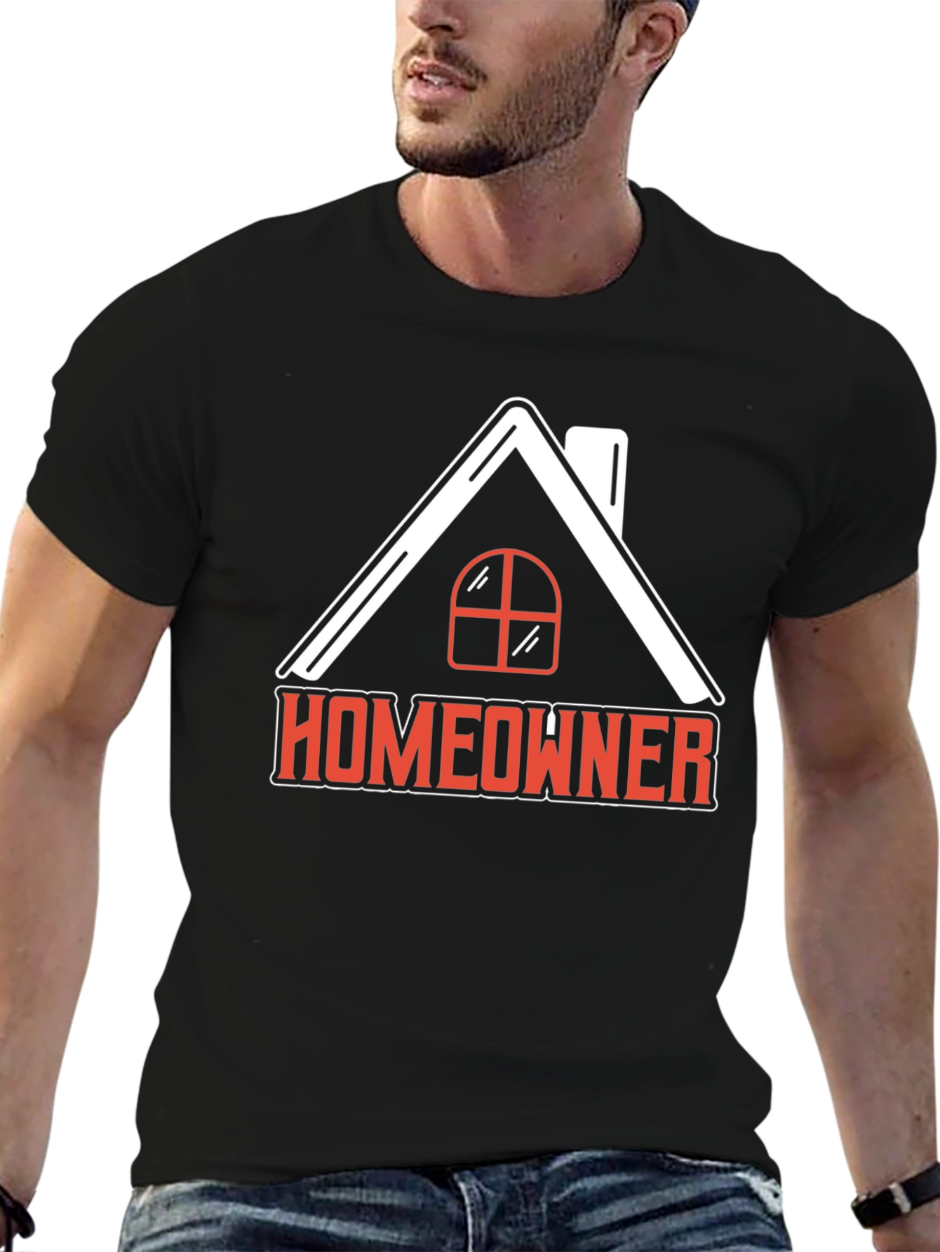 Black Homeowner Graphic Tee view 6