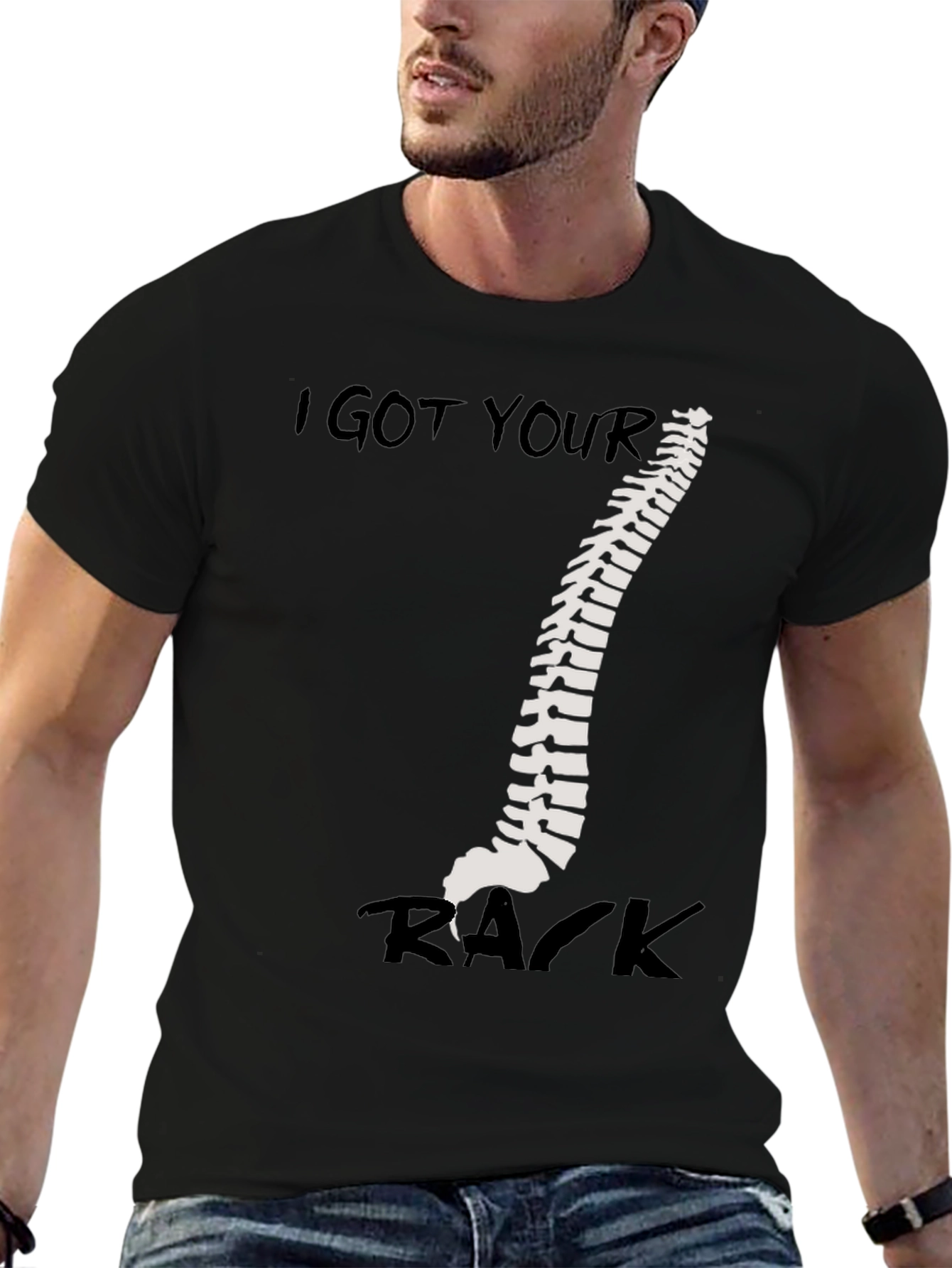 Black I Got Your Back T-Shirt view 6