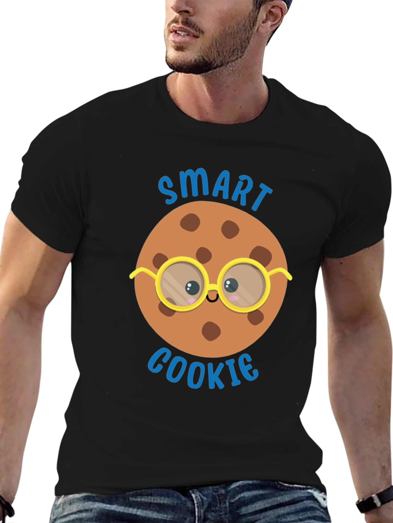 Black Smart Cookie T-Shirt view 6