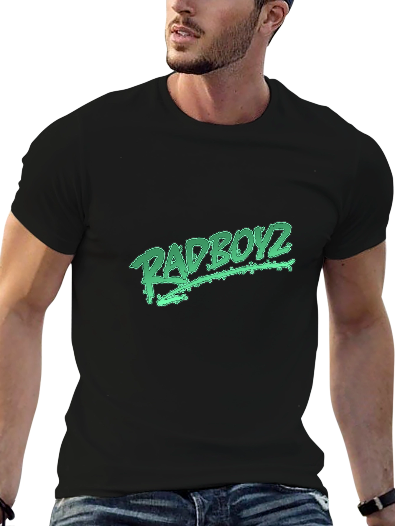 Black Radboyz Black Graphic Tee - Trendy Casual Wear view 6