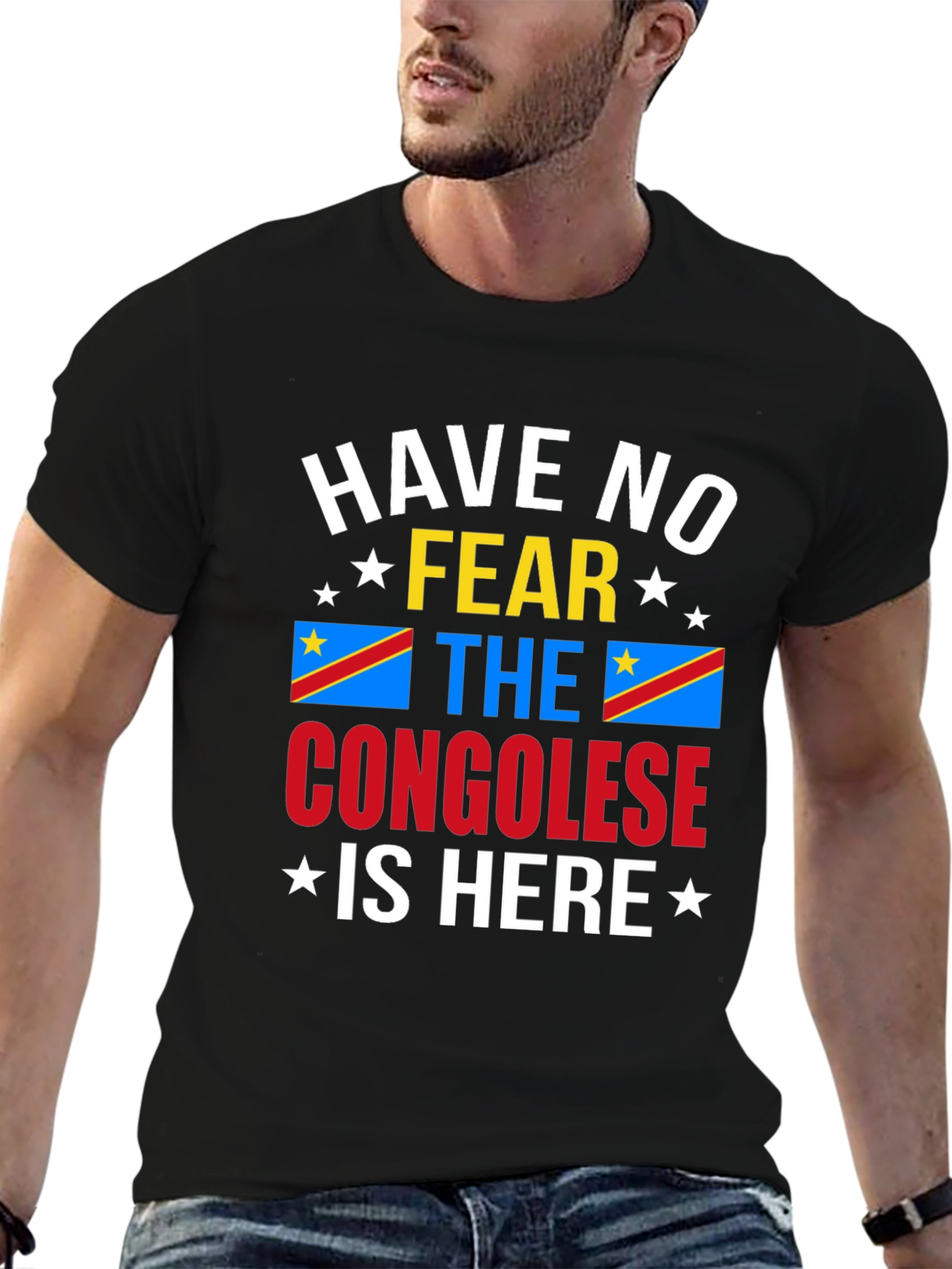 Have No Fear The Congolese is Here Graphic Tee - 6