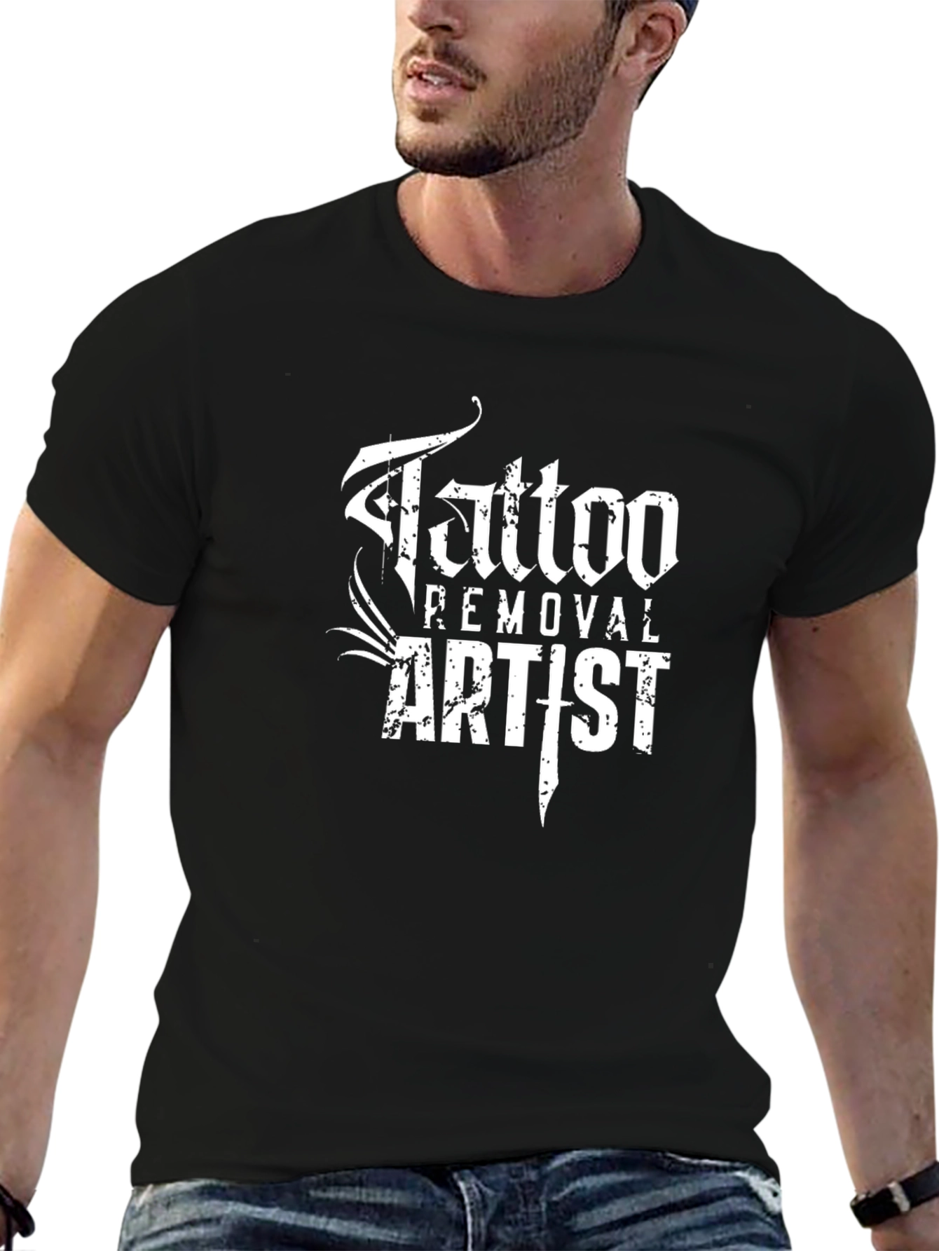 Tattoo Removal Artist Graphic Tee - Black - 6