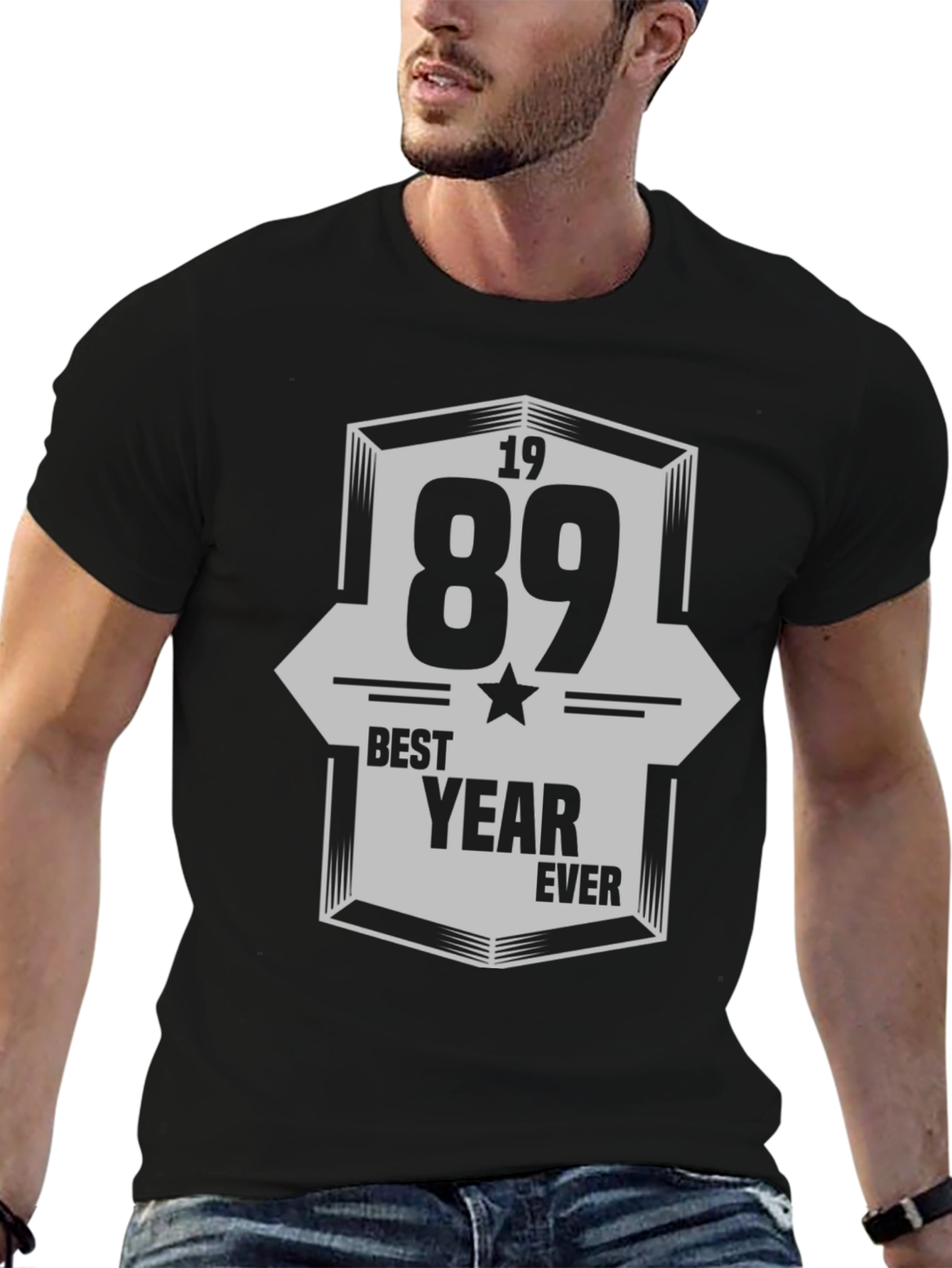 Black 1989 Best Year Ever Graphic Tee view 6