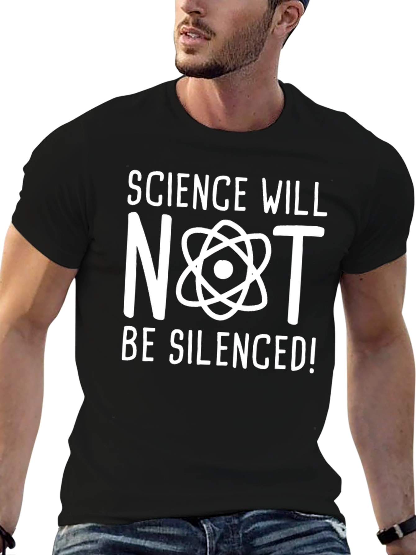 Black Science Will Not Be Silenced T-Shirt view 6