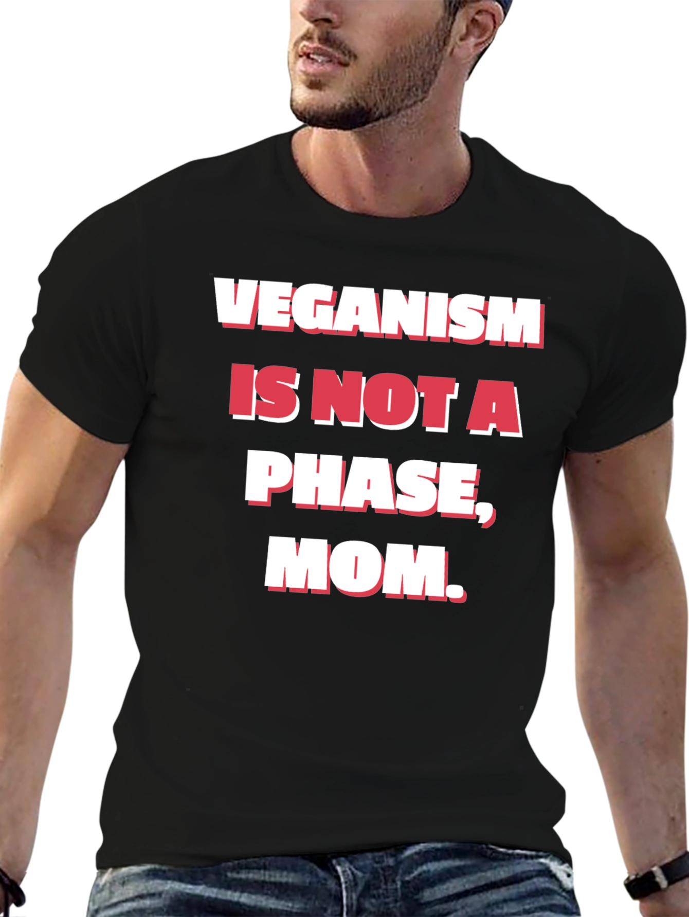 Black Veganism is Not a Phase Mom T-Shirt view 6