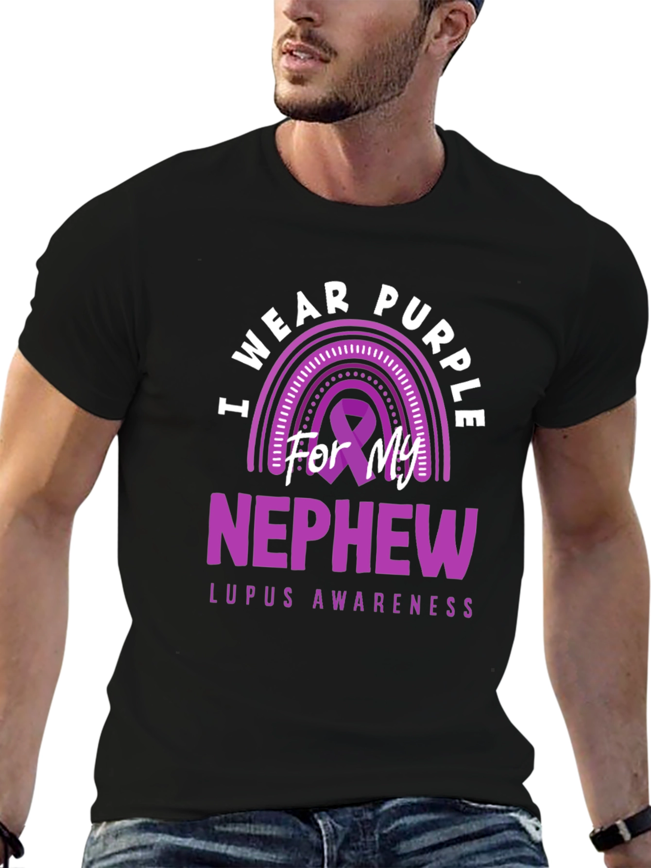 Purple Lupus Awareness Nephew T-Shirt - 6