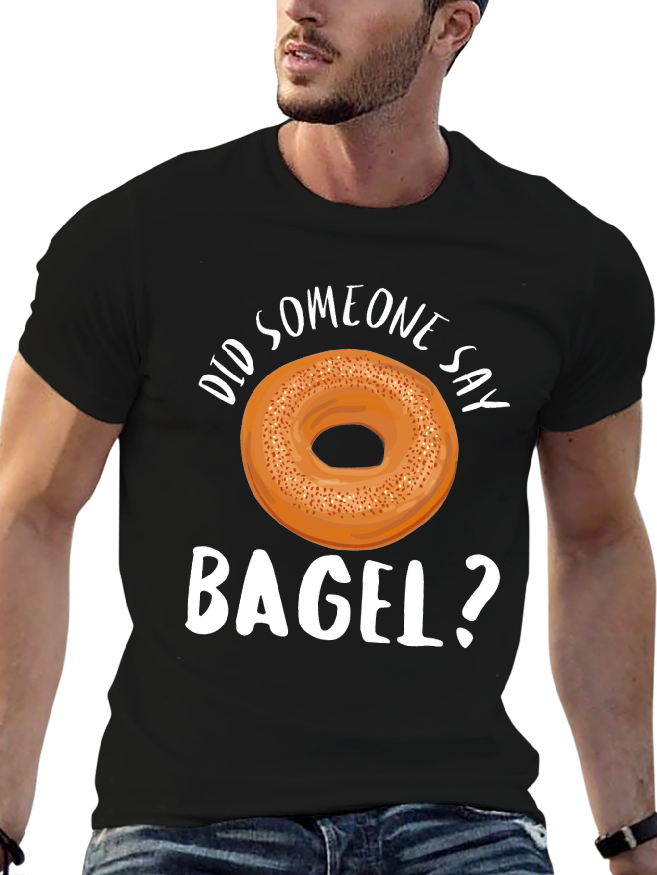 Did Someone Say Bagel? Graphic T-Shirt - 6