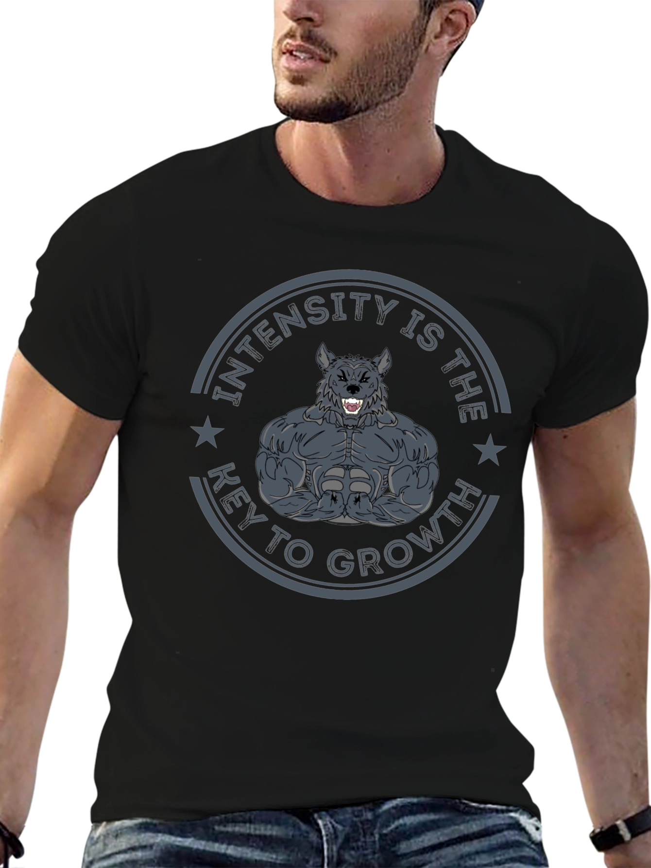 Intensity Growth Wolf Gym T-Shirt - 6