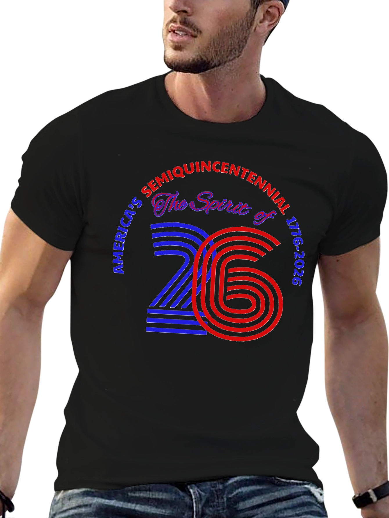 Black America's Semiquincentennial T-Shirt 1776-2026 view 6