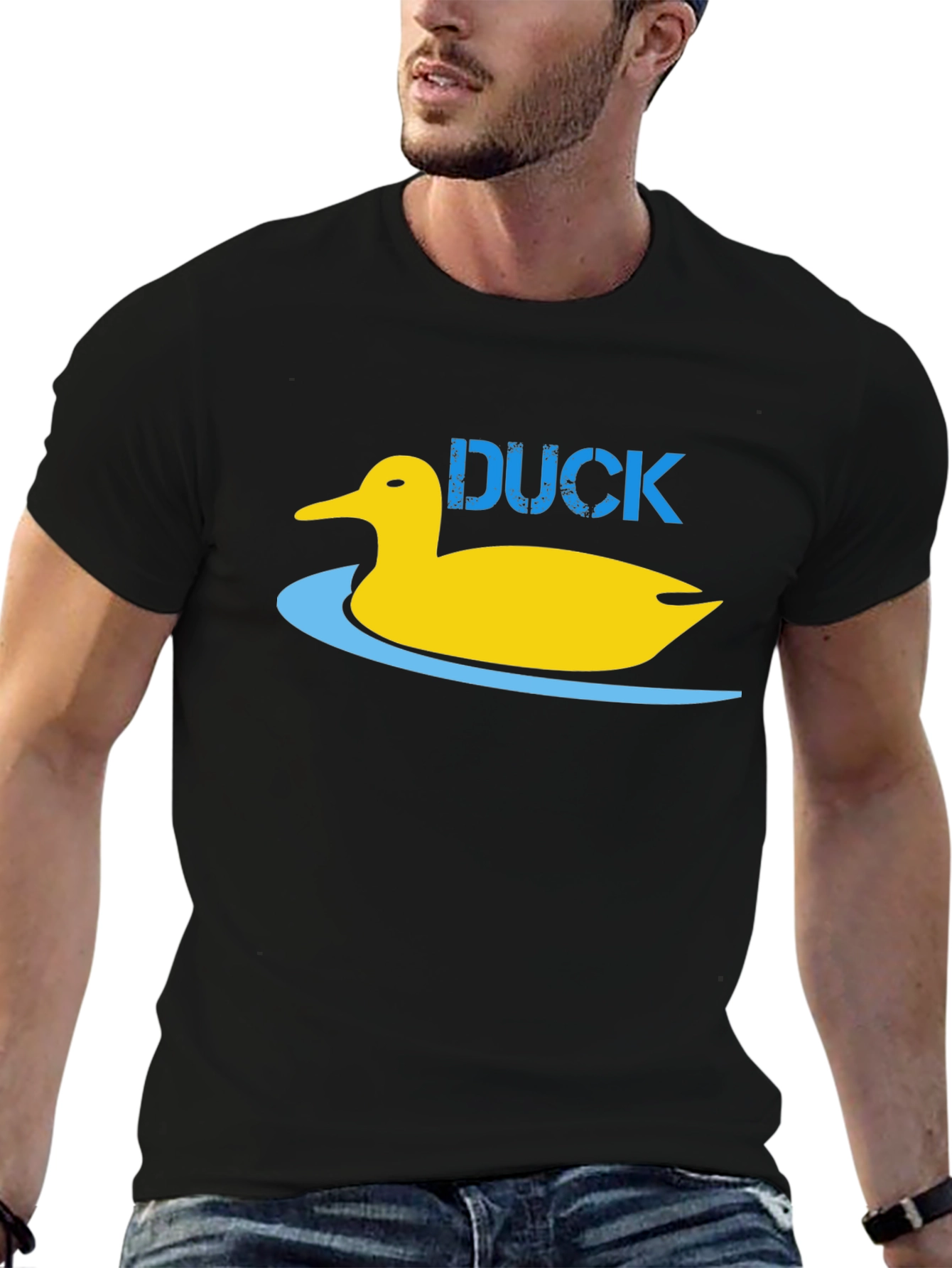 Black Duck Graphic T-Shirt - Stylish & Comfortable Black Tee view 6