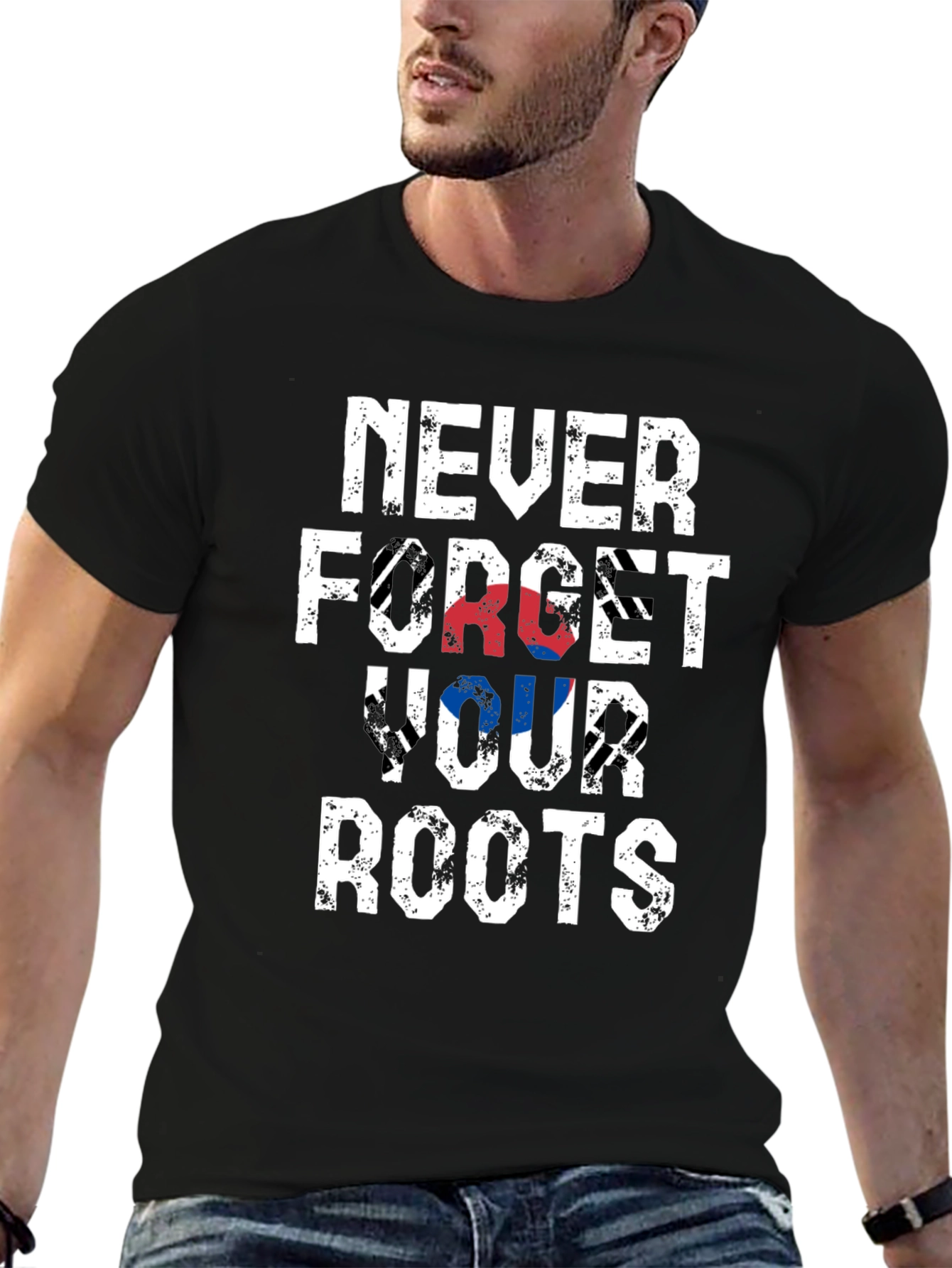Black Never Forget Your Roots T-Shirt view 6