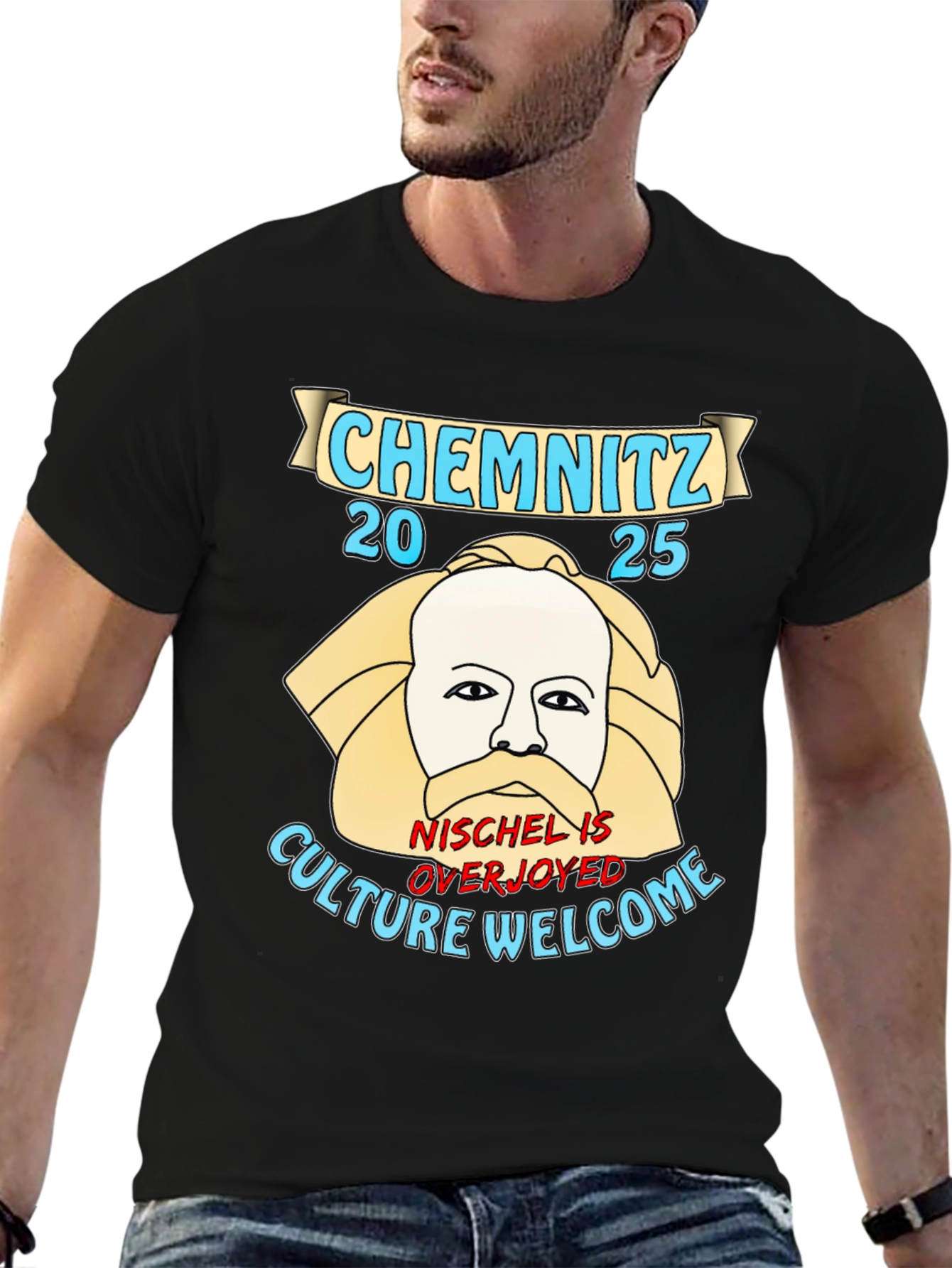 Black Chemnitz 2025 T-Shirt - Culture Welcome view 6