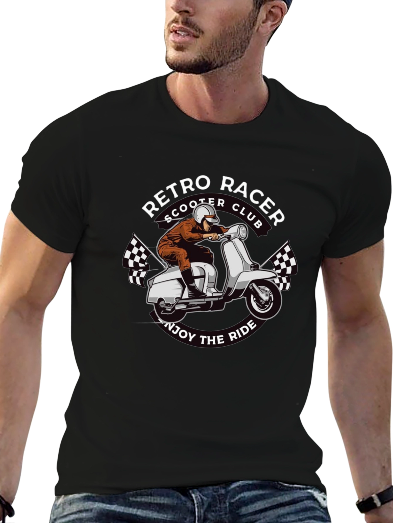 Retro Racer Scooter Club T-Shirt - 6