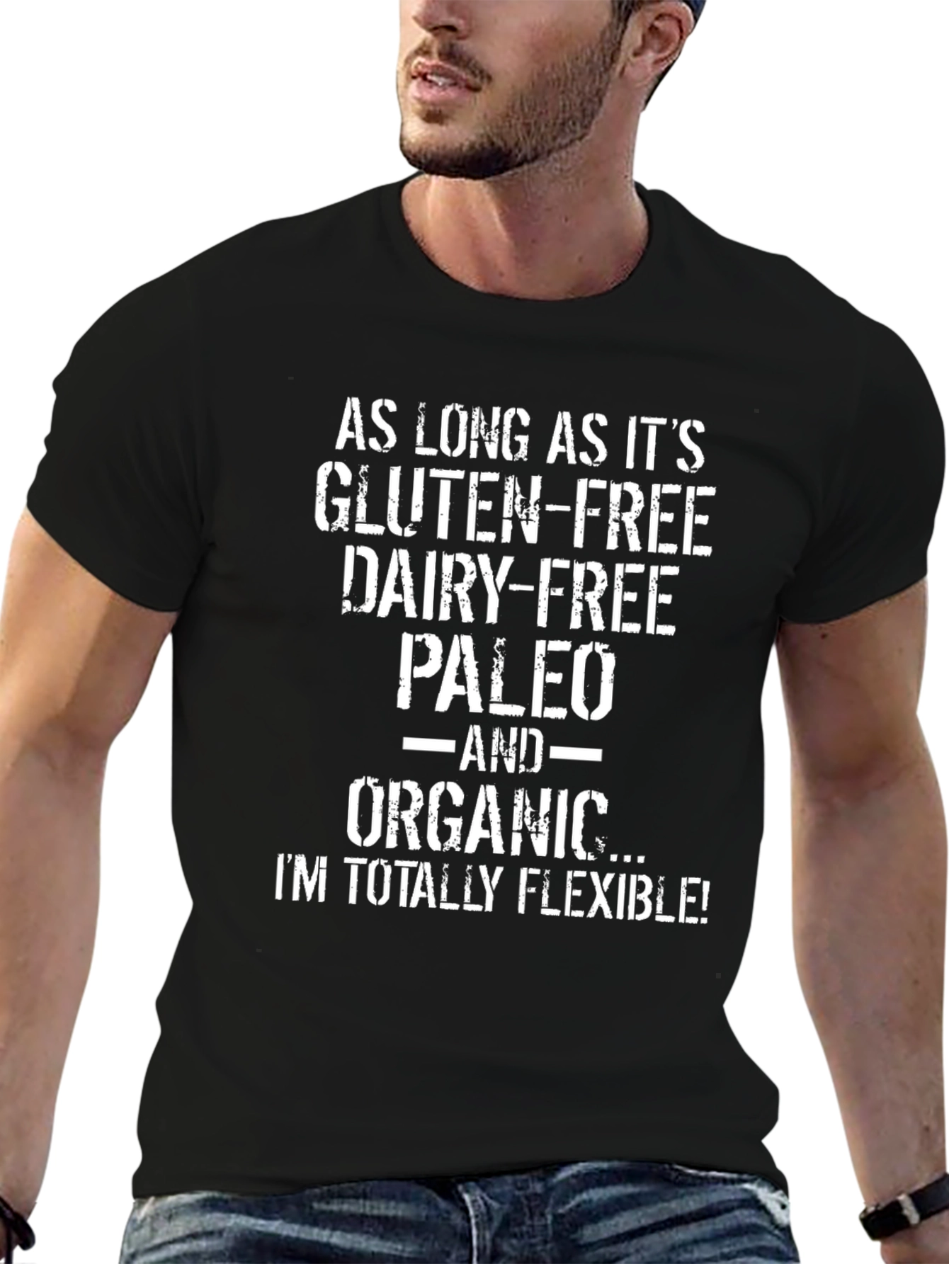 Funny Diet T-Shirt Gluten Dairy Free Paleo Organic - 6
