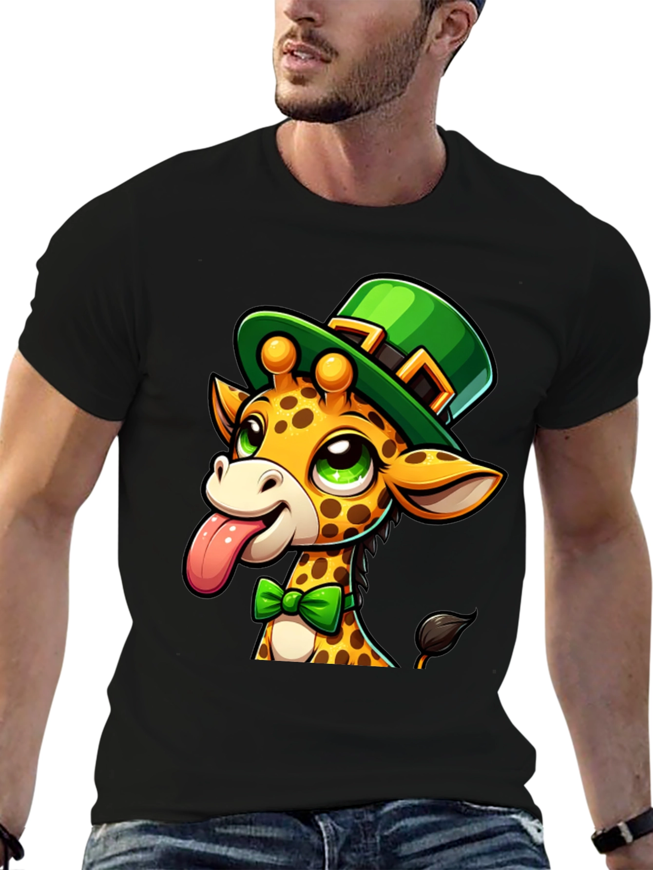 St. Patrick's Day Giraffe T-Shirt - 6