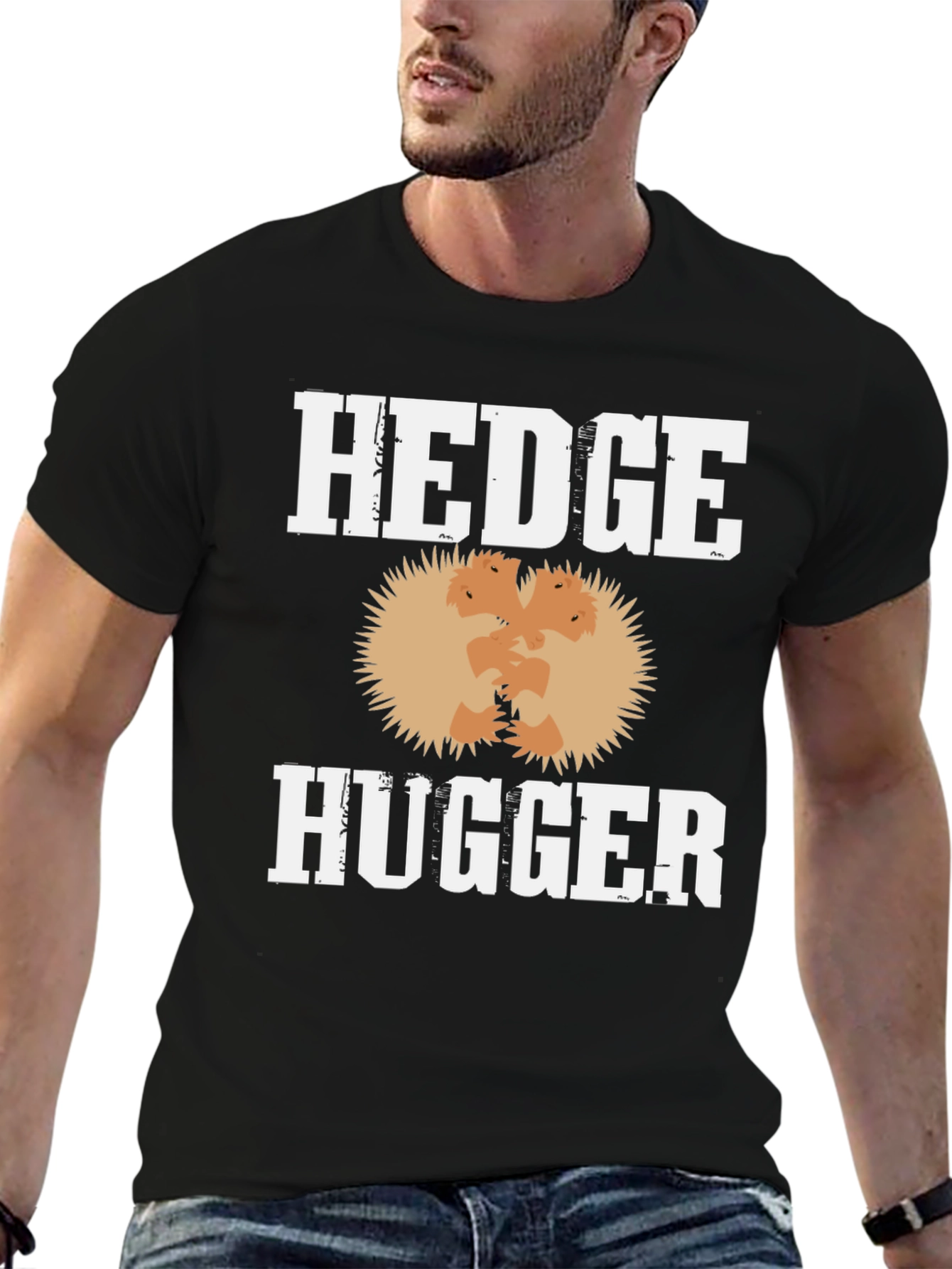 Black Hedge Hugger Graphic T-Shirt view 6