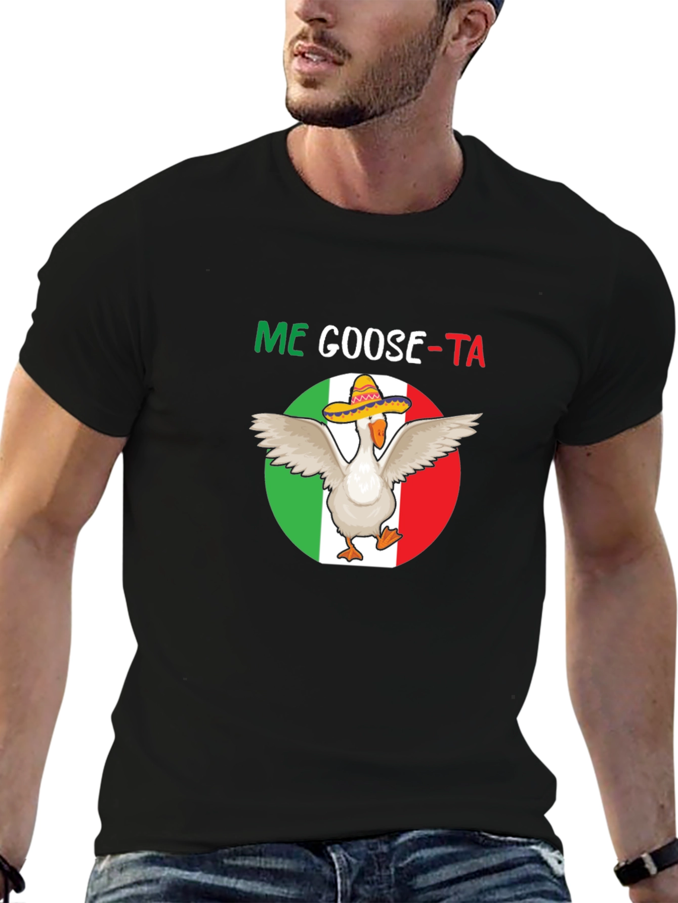 Black Me Goose-ta T-Shirt view 6