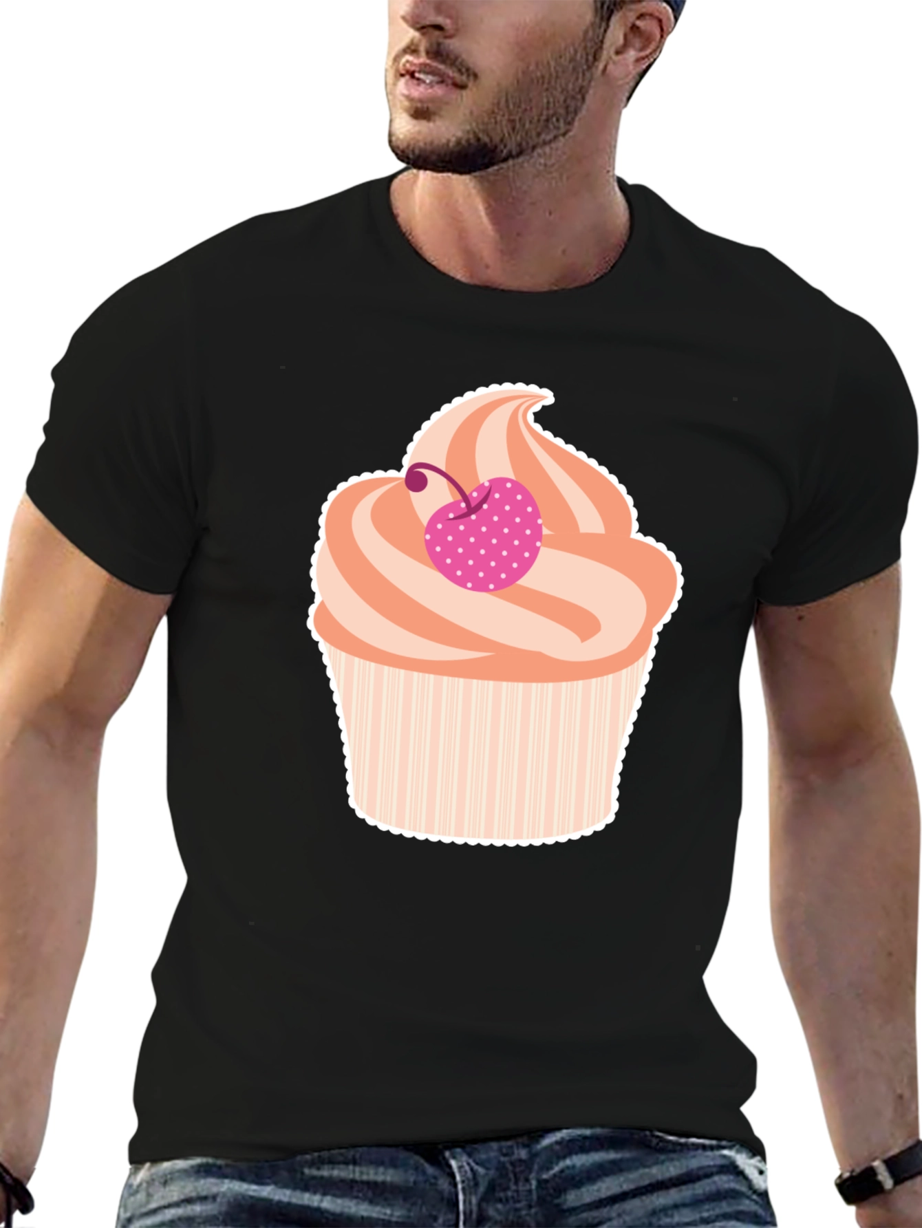 Black Cupcake Graphic Tee - Sweet Style view 6