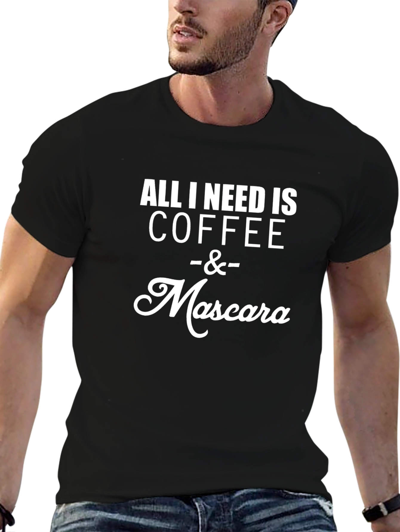 Black Coffee & Mascara Graphic Tee view 6