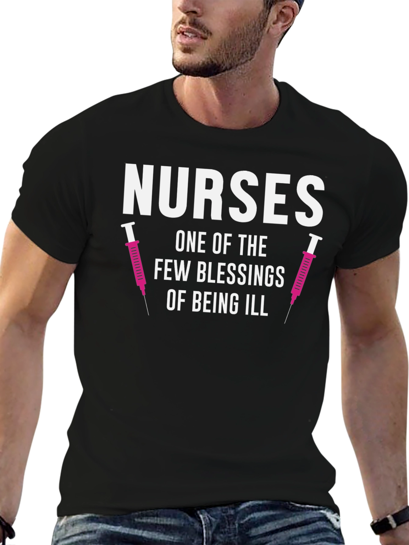 Black Nurses: One of the Few Blessings T-Shirt view 6