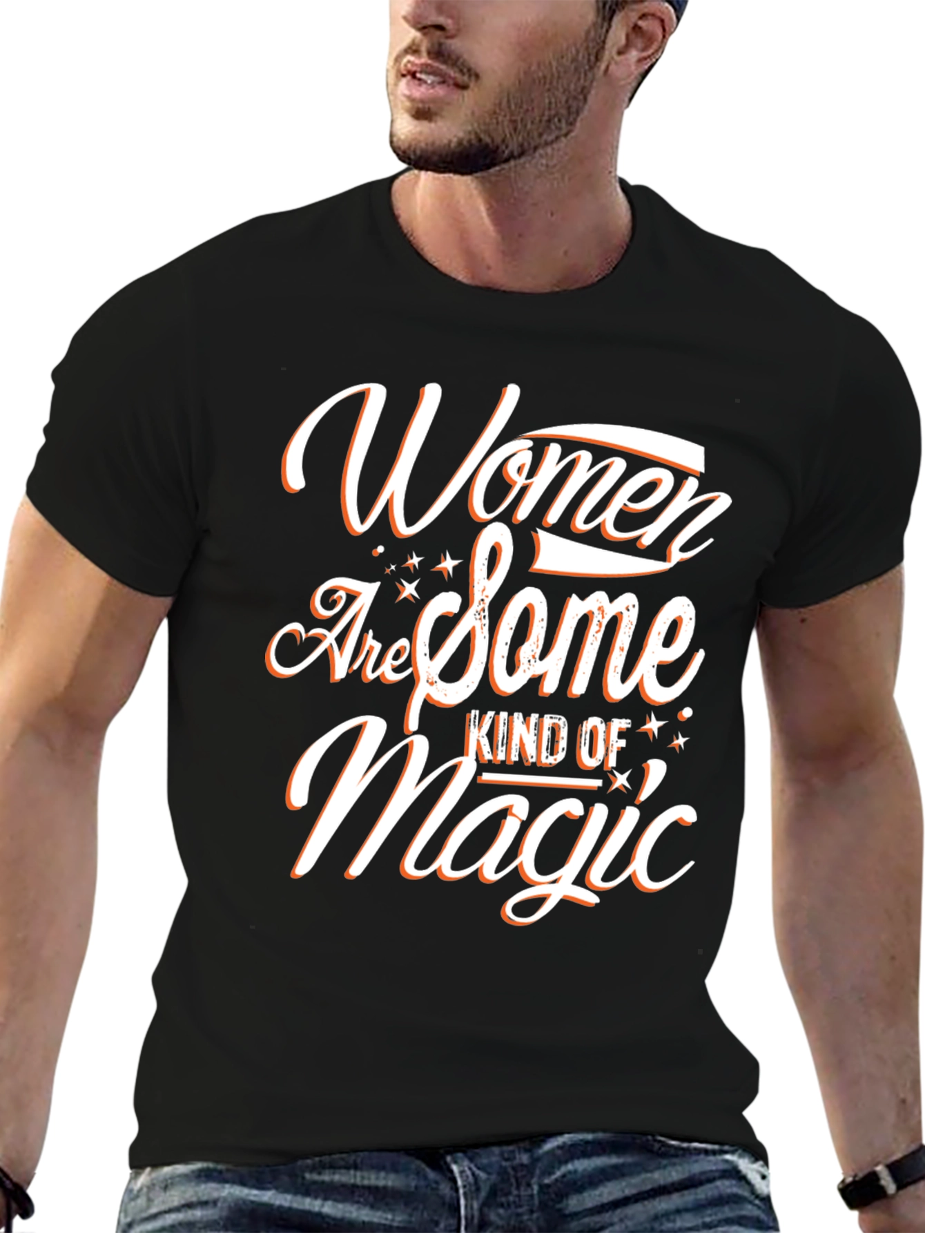 Black Women Are Magic Black Graphic Tee view 6