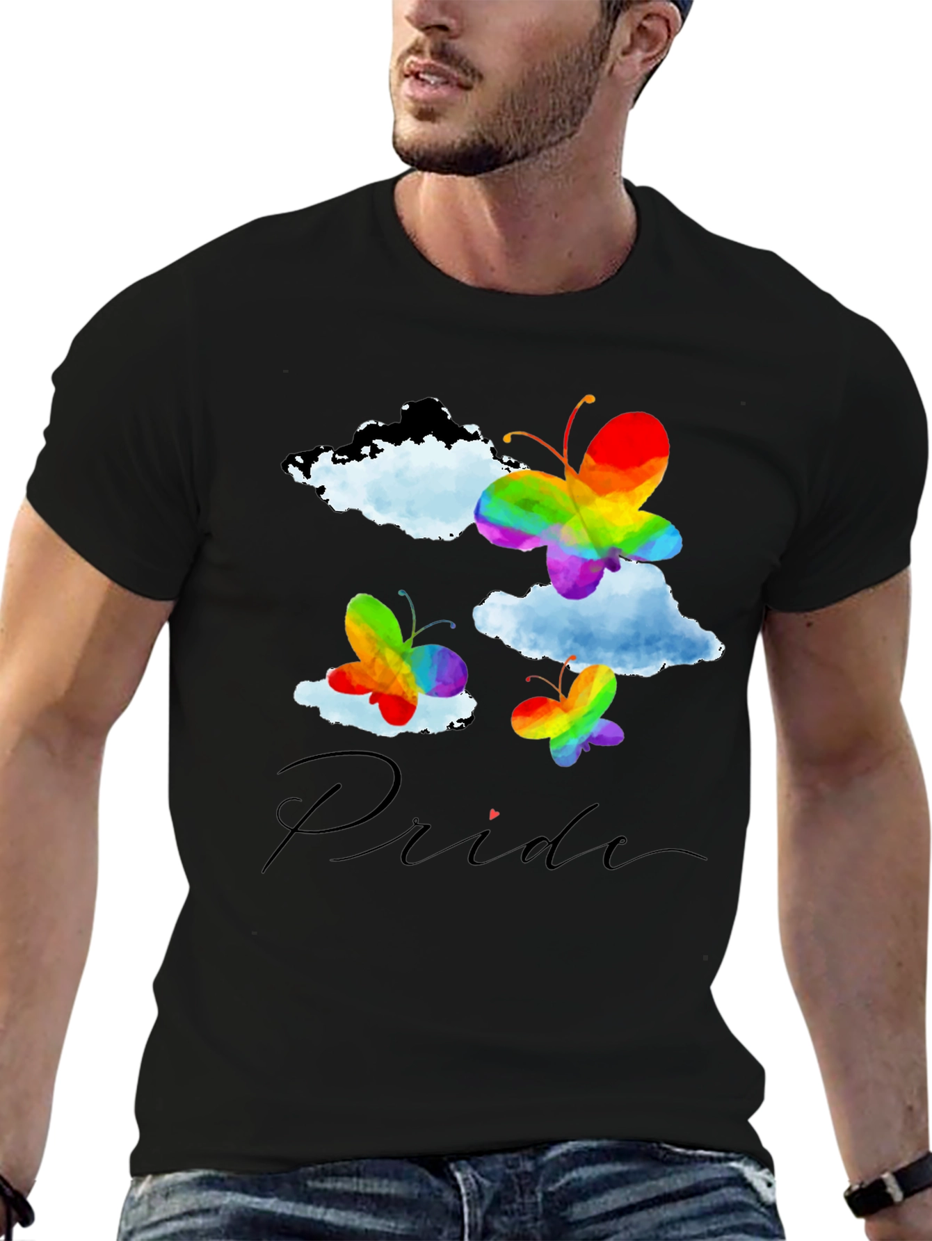 Black Pride Butterfly Graphic Tee - Celebrate Love! view 6