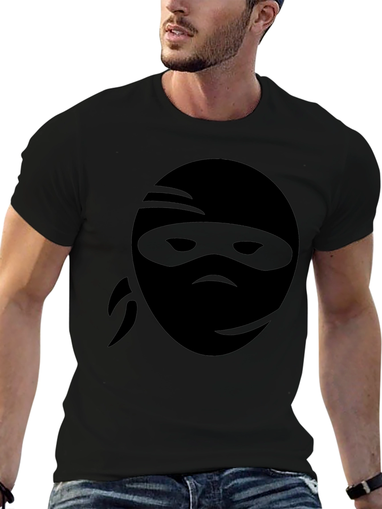 Black Ninja Graphic Tee - Stealth Style view 6