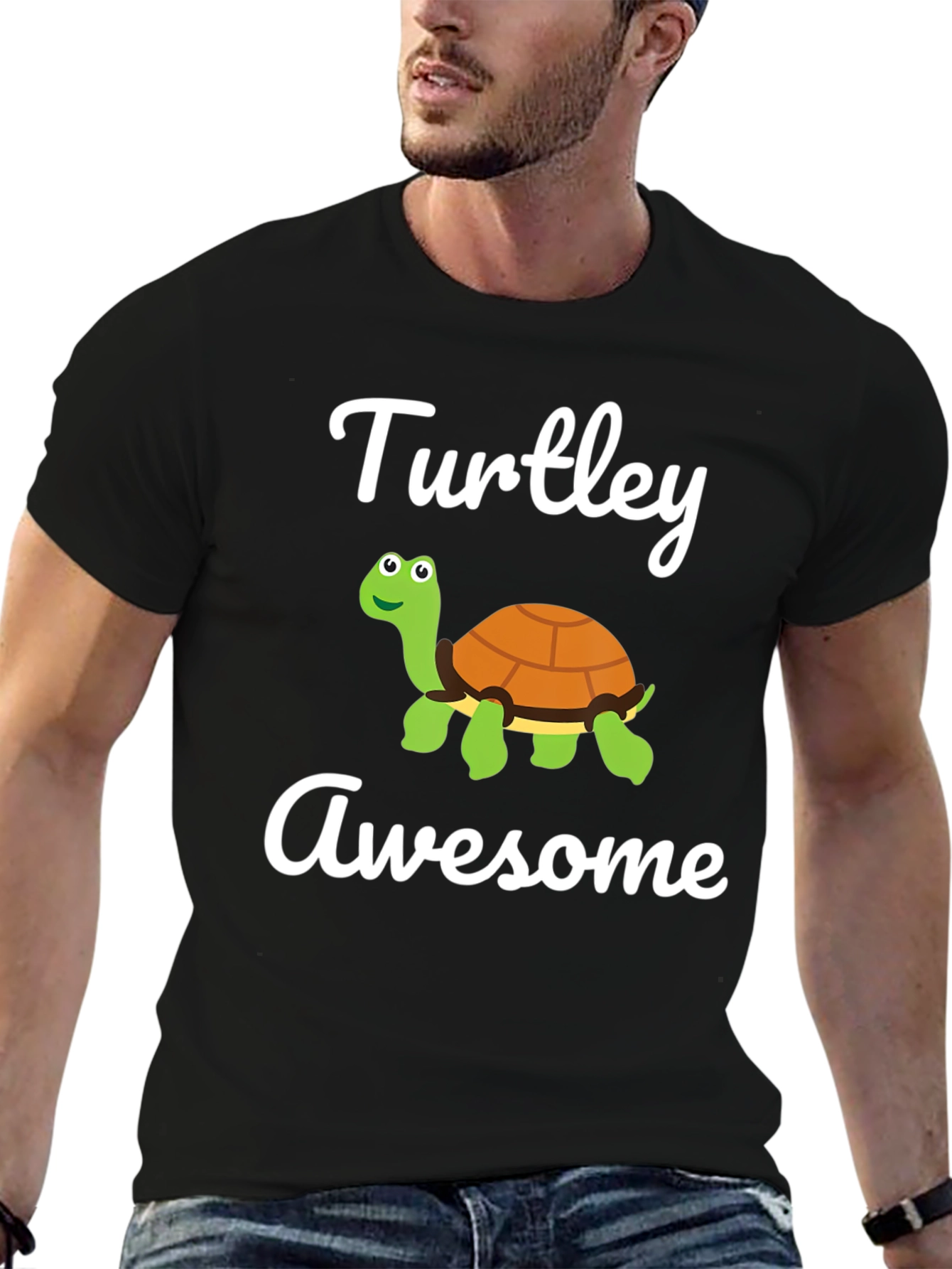 Black Turtle Turtle Awesome T-Shirt view 6