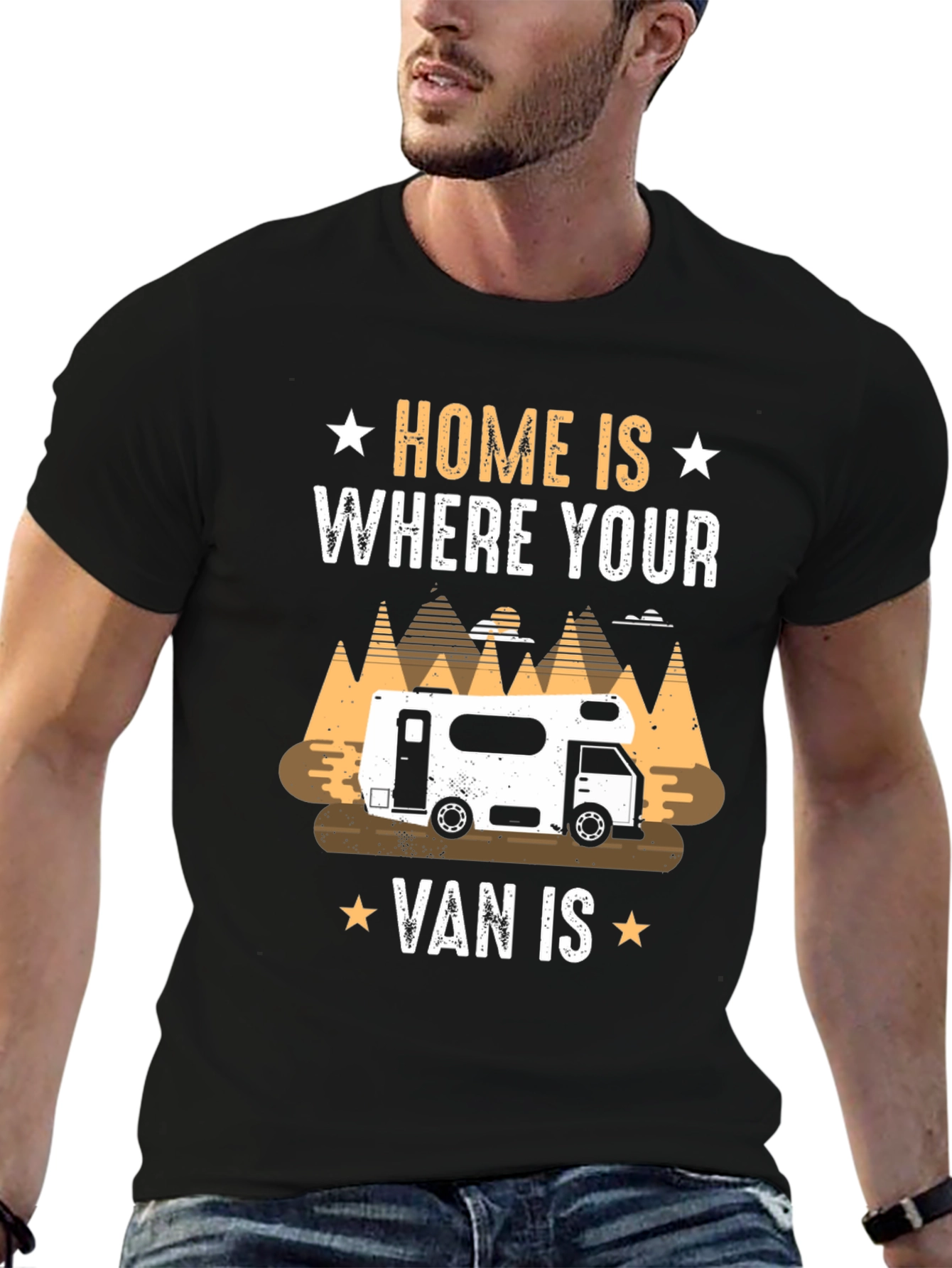Home is Where Your Van Is - Graphic T-Shirt - 6