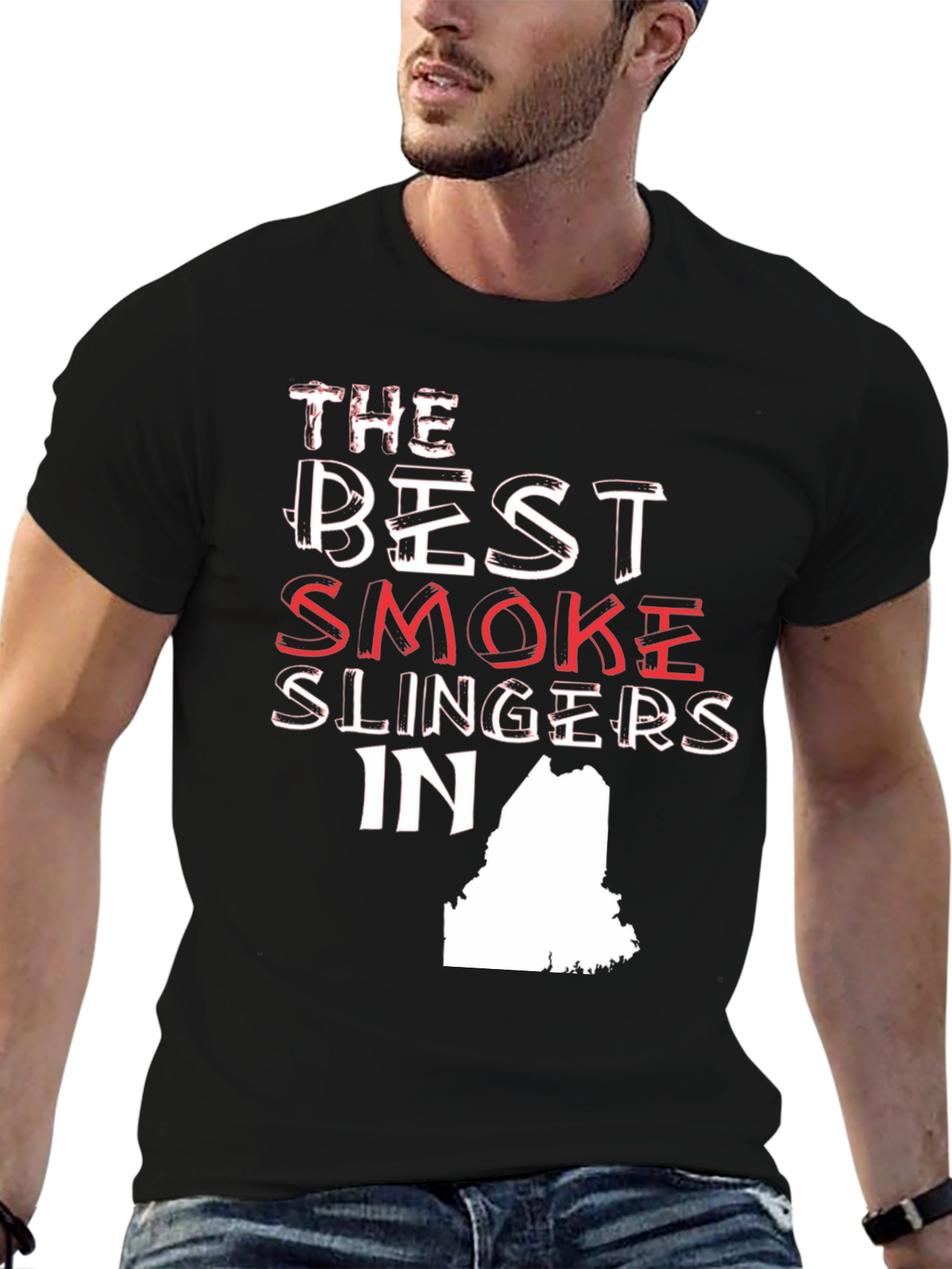 Black Best Smoke Slingers T-Shirt  view 6