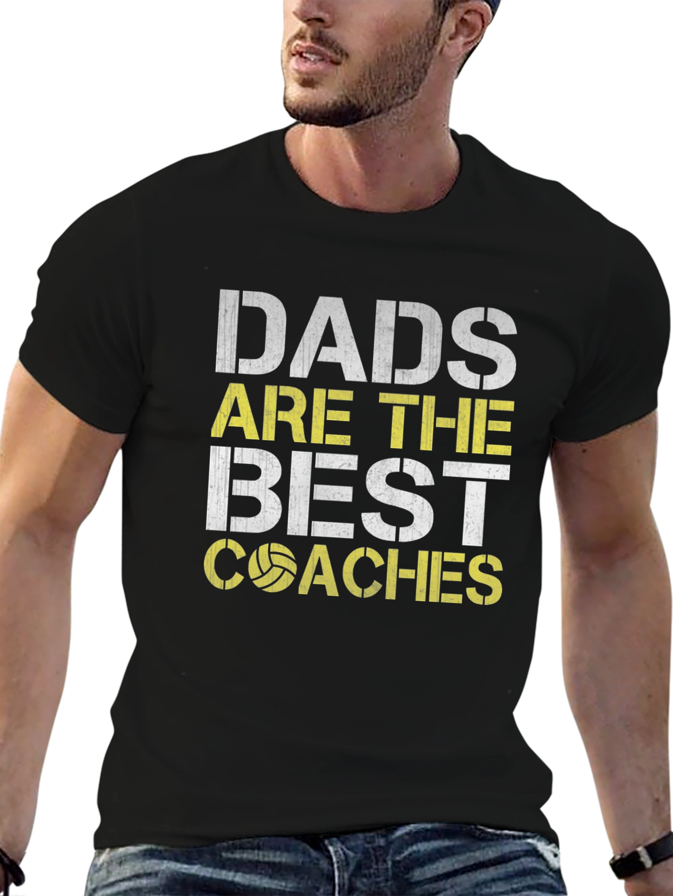 Black Dads Are The Best Coaches T-Shirt view 6