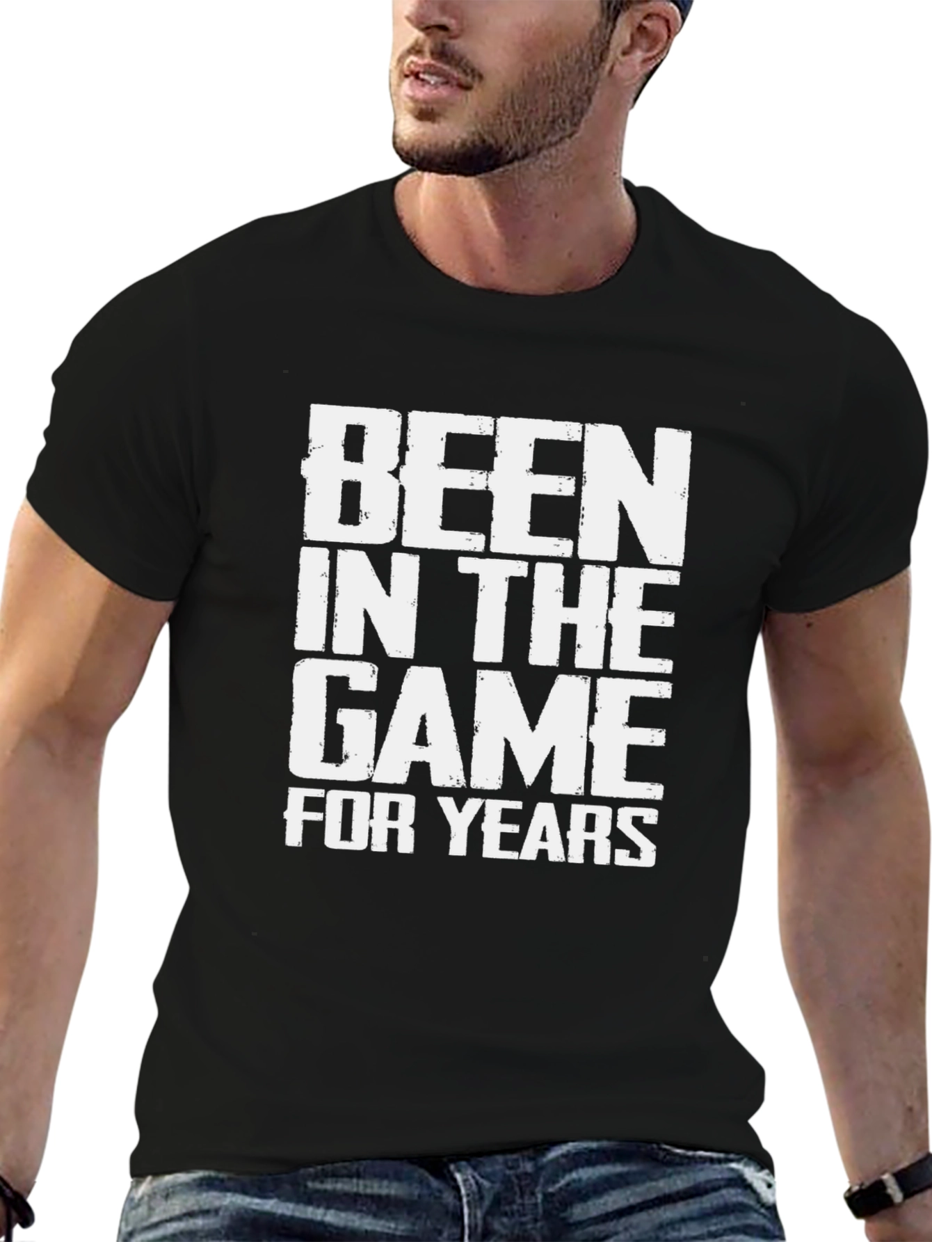 Black Been in the Game Tee - Mens Black T-Shirt view 6