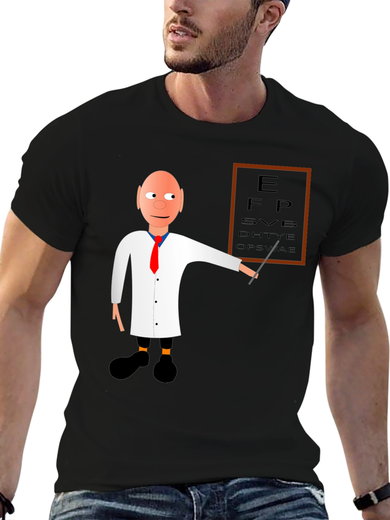 Black Eye Doctor T-Shirt Funny Optometrist Tee view 6