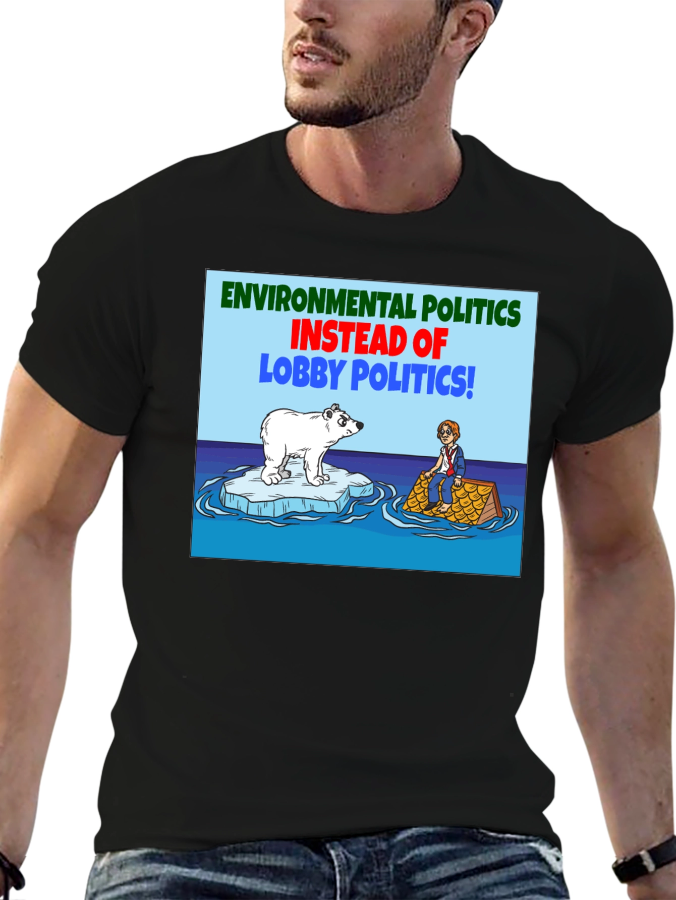 Black Environmental Politics T-Shirt view 6