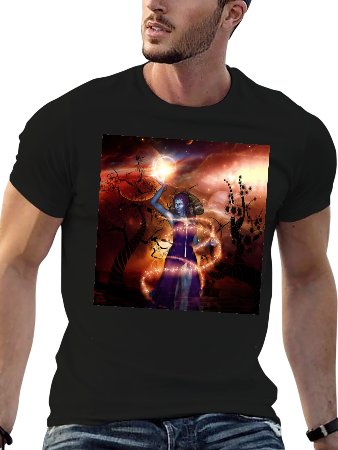 Mystic Sorceress Graphic T-Shirt - 6