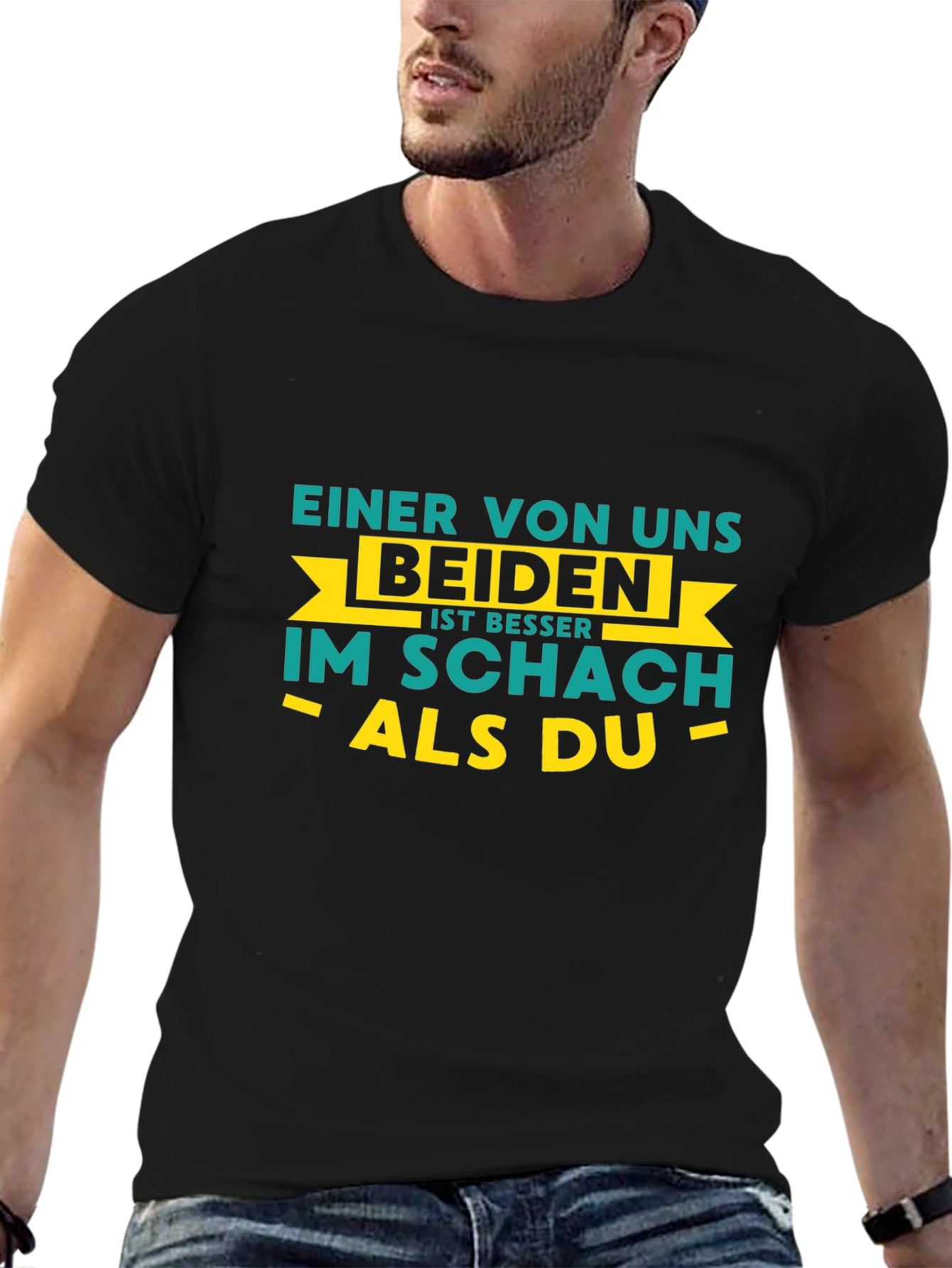 Black Einer Von Uns T-Shirt view 6