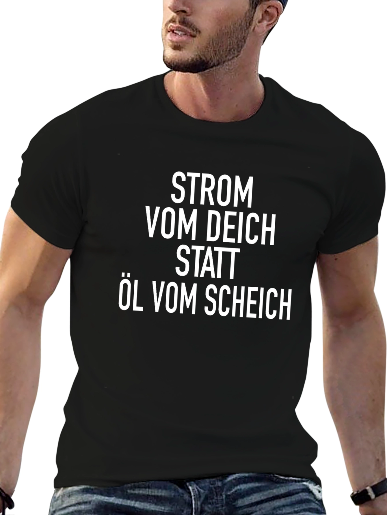 Black Strom Vom Deich Tee - Humorous T-Shirt view 6