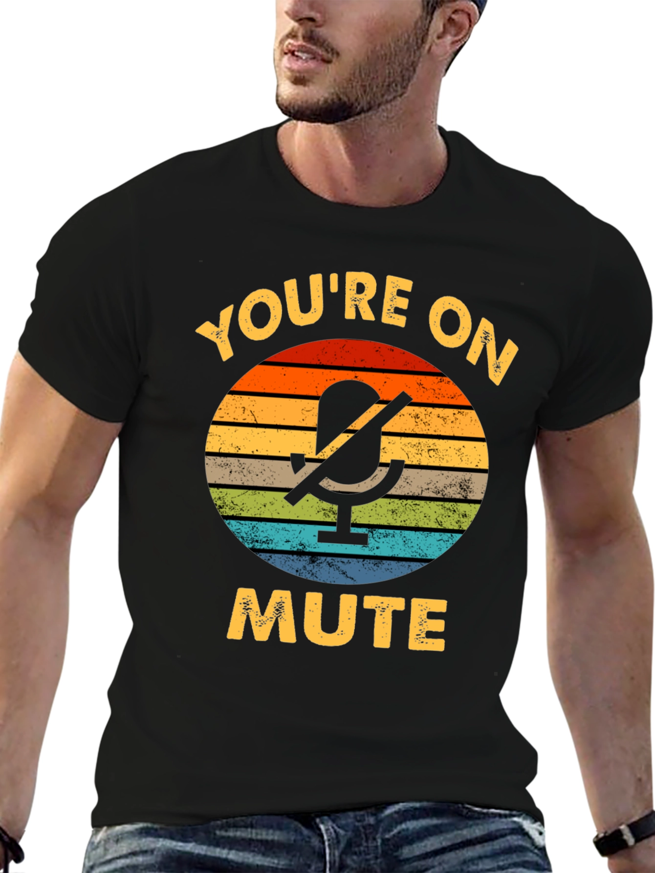 Black You're On Mute Graphic Tee view 6