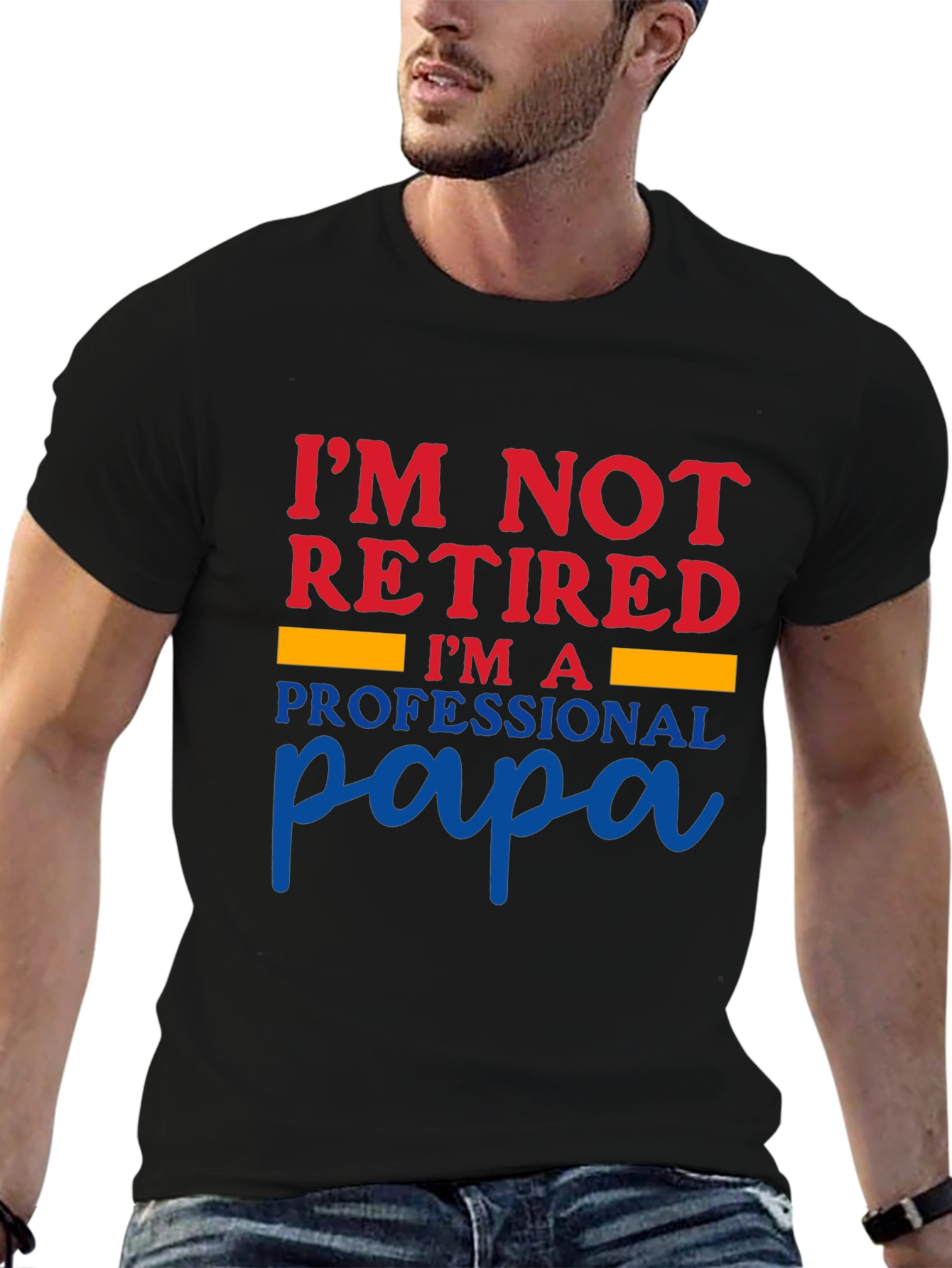 I'm Not Retired I'm a Professional Papa T-Shirt - 6