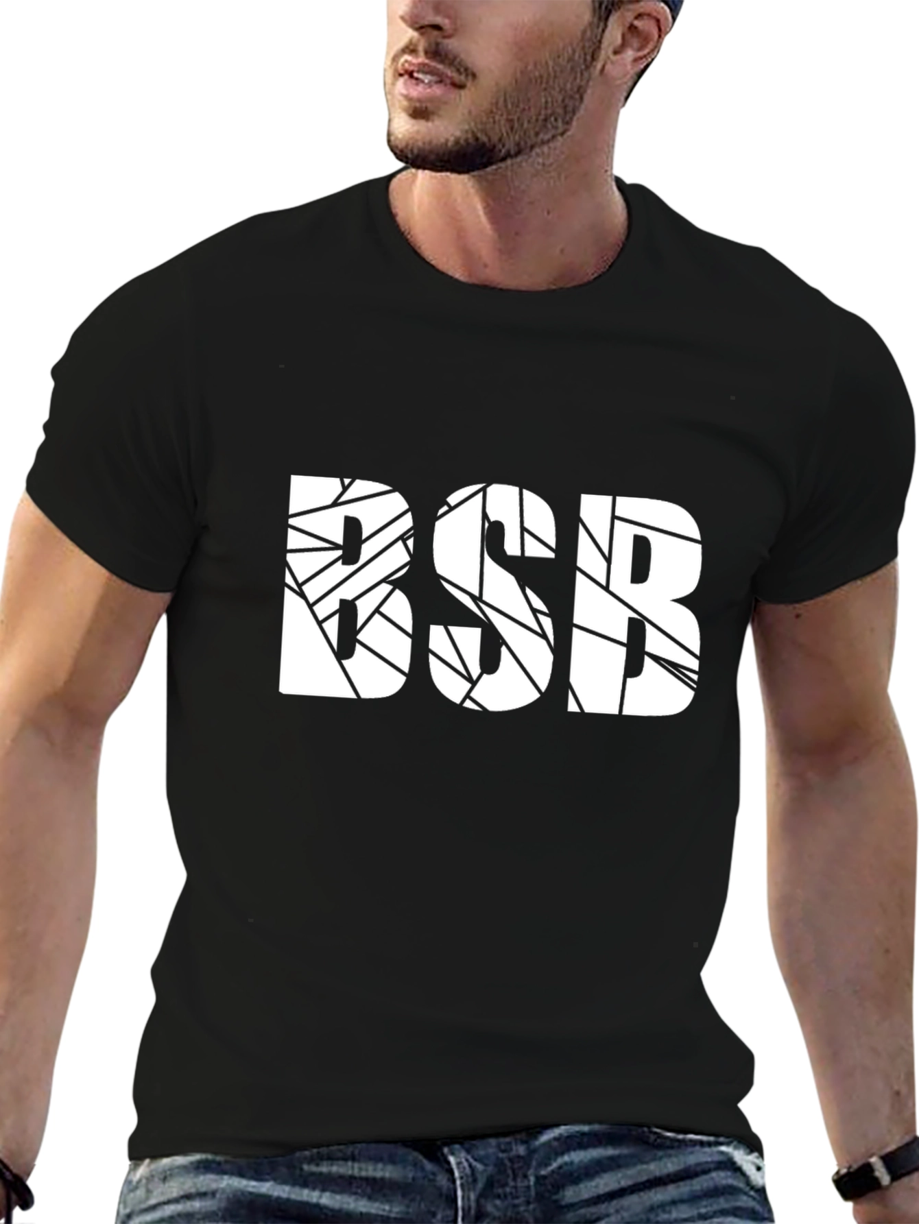 Black Black BSB Graphic Tee view 6