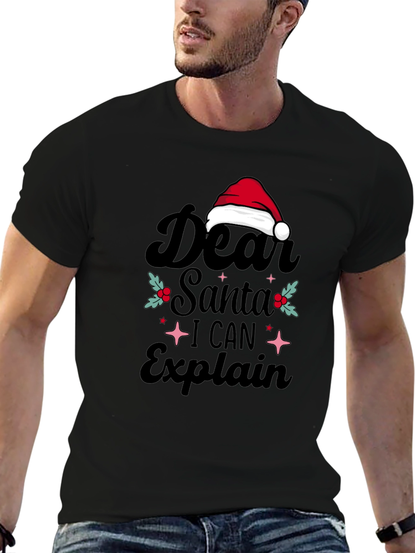 Dear Santa I Can Explain Holiday T-Shirt - 6