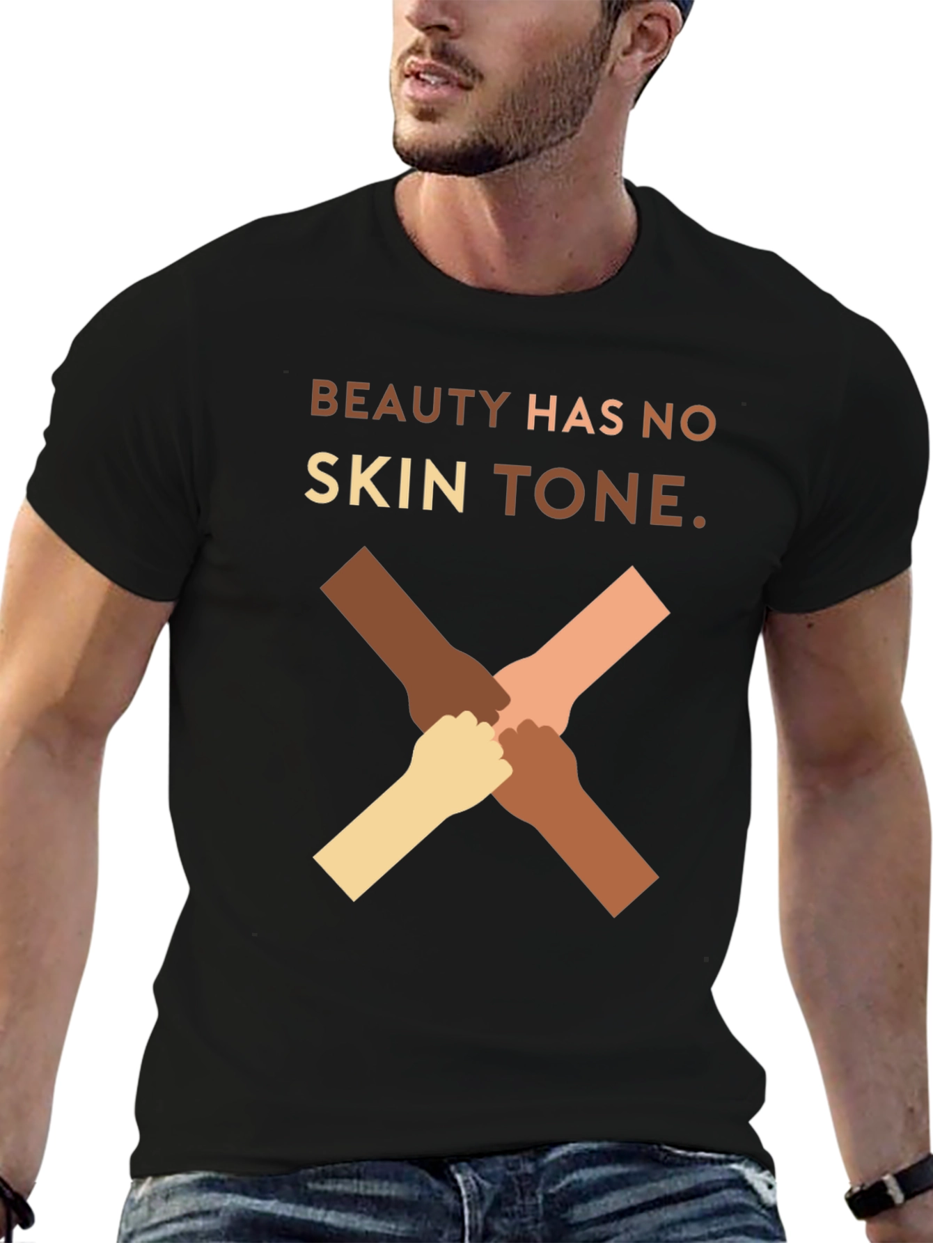 Black Beauty Has No Skin Tone Graphic T-Shirt view 6